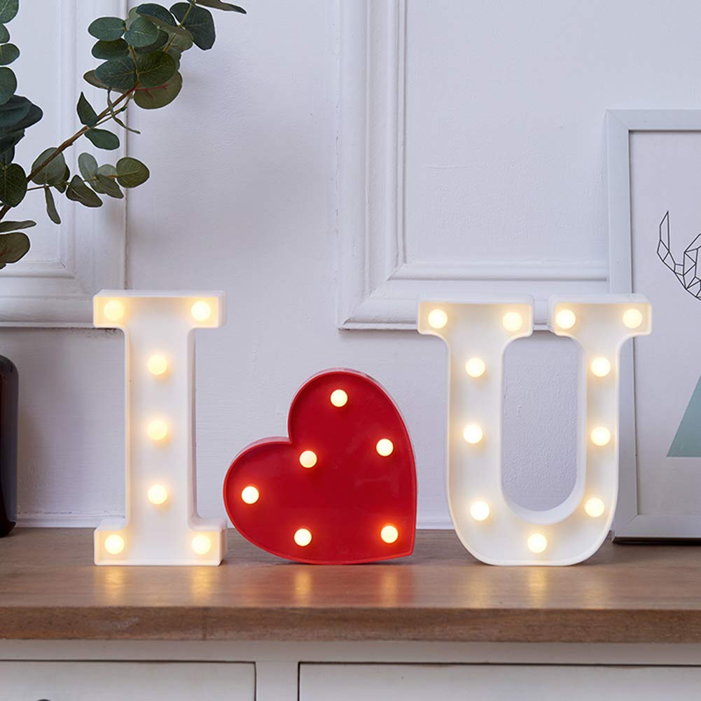 MUMUXI Marquee Light Up Letters | Large Light Up Numbers | Battery Powered and Bright with Every Letter of the Alphabet | For Wedding, Birthday, Party, Celebration, Christmas or Home Decoration (0) BST220