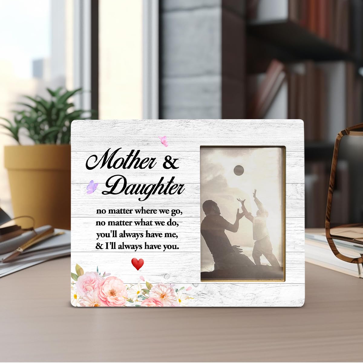 Yuzi-n Memorial Gifts for Loss of Brother Sympathy Wood Picture Frame | Remembrance Brothers Gifts, Memorial Picture Frame for 4x6 Inches Photo BST326H