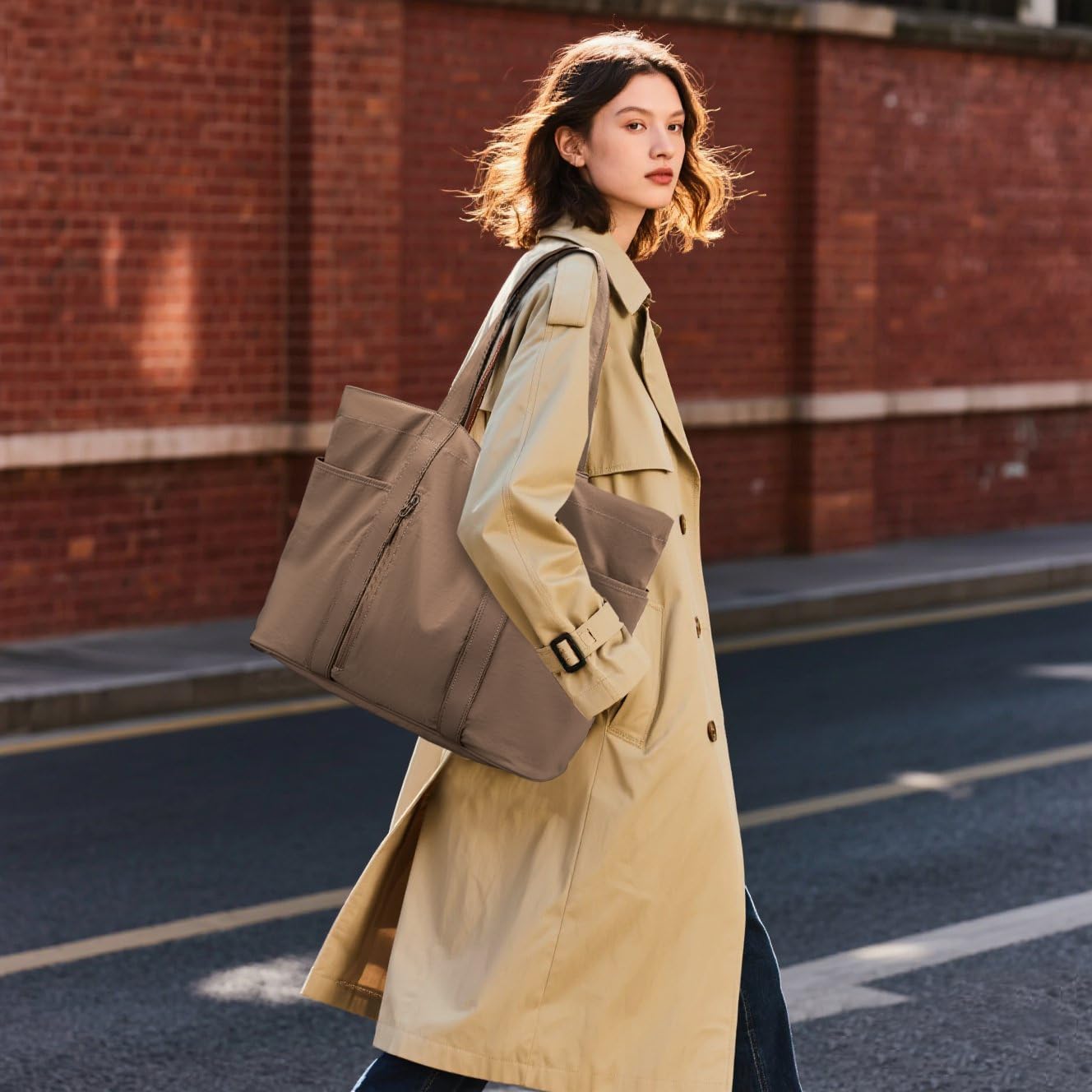 Tote Bag for Women,Large Handbag with Laptop Compartment, Shoulder Bag for Travel, Tote Bags for Work and Everyday WN420