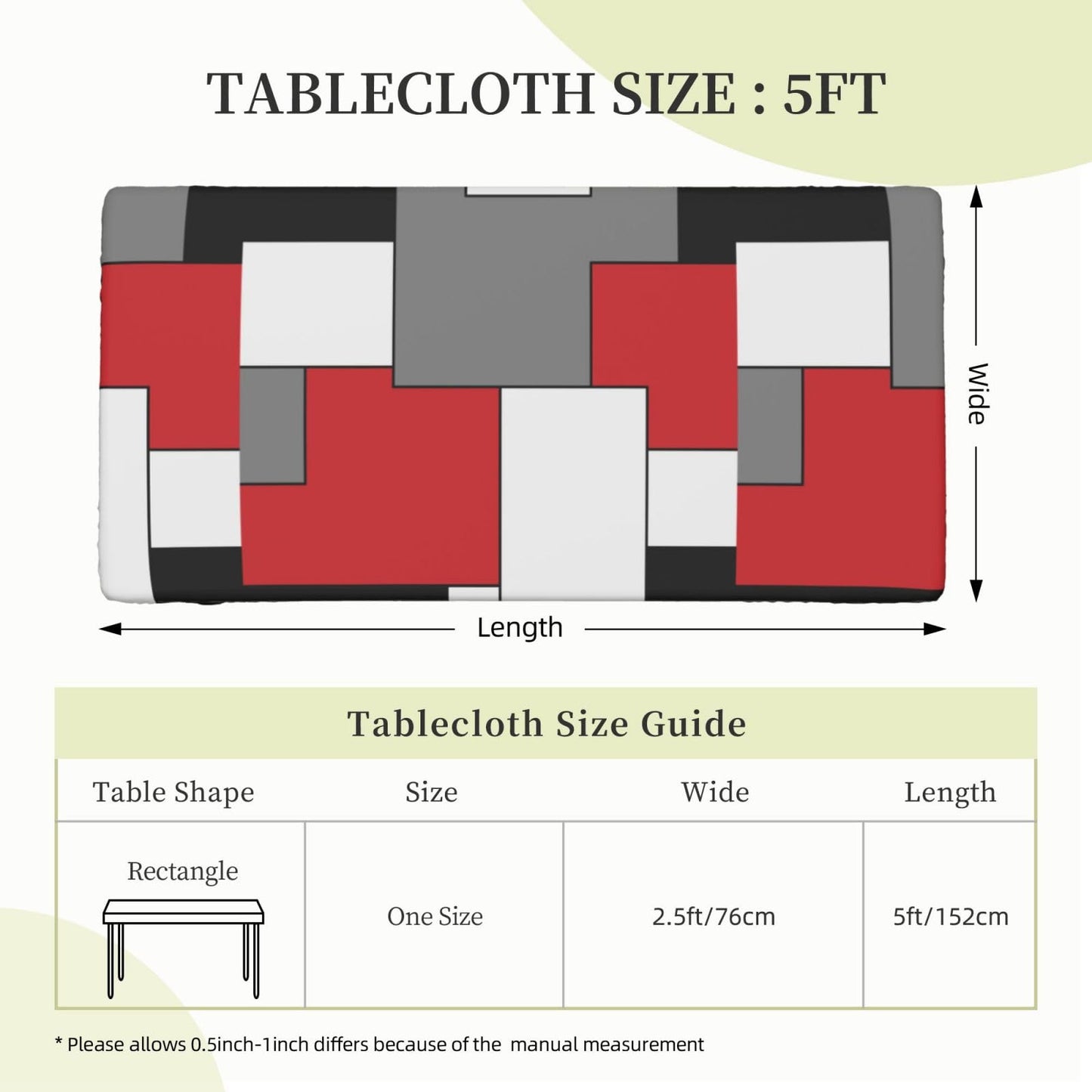 Blue Petal Mandala Pattern Tablecloth with Elastic Edge, Round Table Cover Washable Reusable Bohemian Table Cloths for Kitchen Dining Party, Medium (Fits 45-50 in) BST202