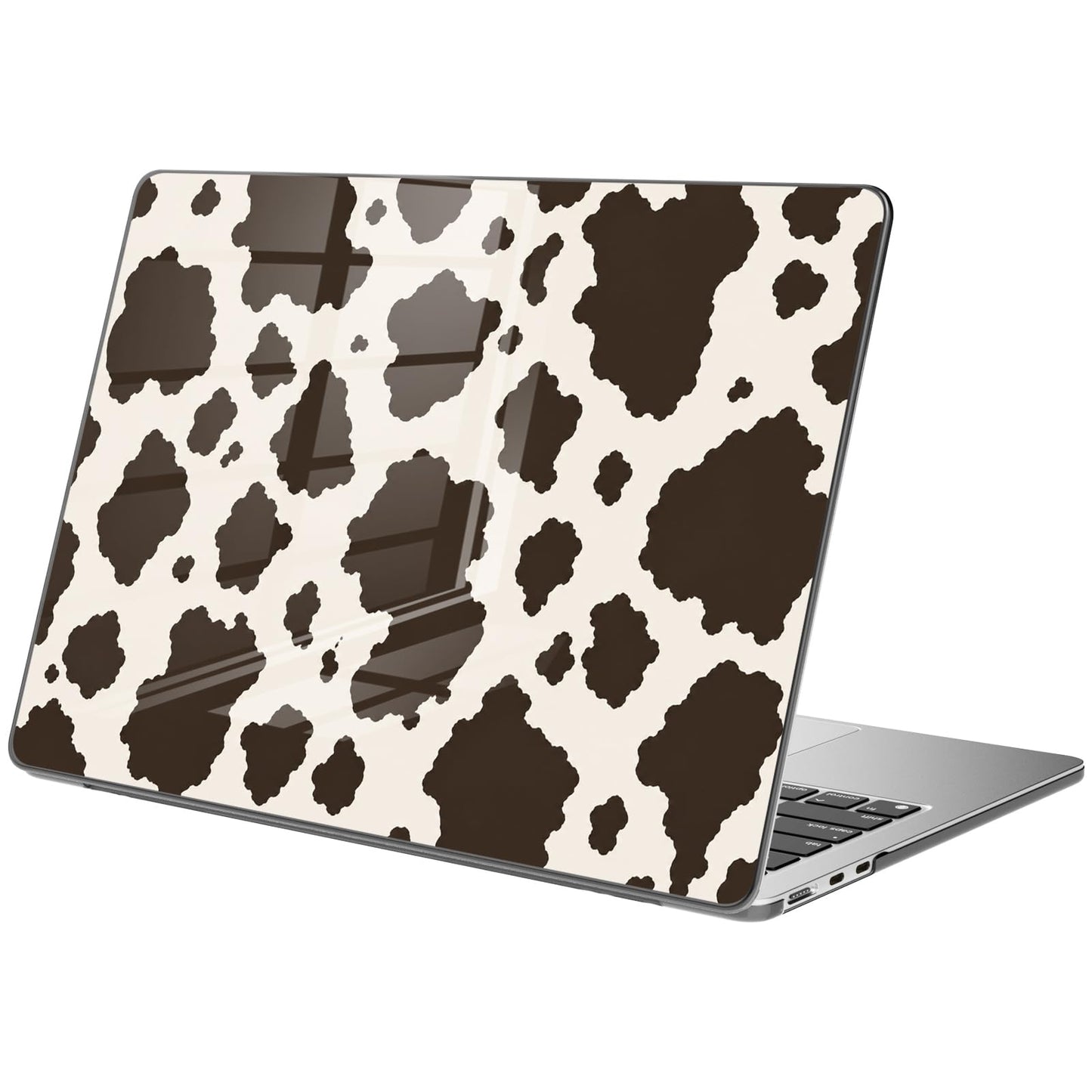 Compatible with MacBook Air 15 inch Case M5 M4 M3 M2 2026-2023 Release A3448 A3241 A3114 A2941, Cute White Polka Dot Protective Hard Shell Clear Black Cover for Mac Air 15.3 inch WN420