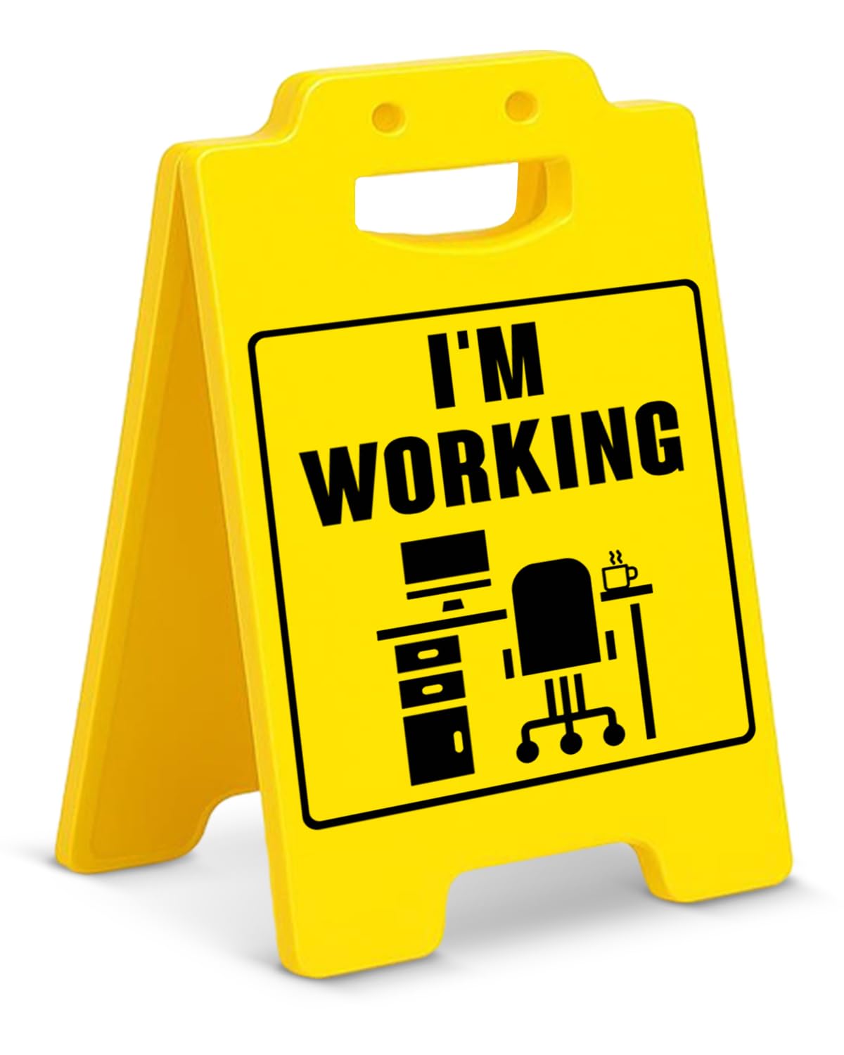 Funny Team Office Desk Decorative Sign If You See Me Talking to Myself We're Having a Team Meeting Desk Sign for Office Cubicle Decor BST202