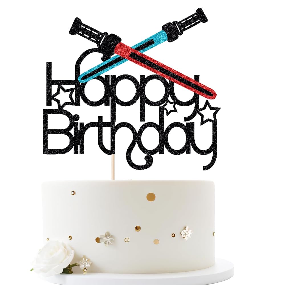 Music Happy Birthday Cake Topper，Roll Music Cake Decor Hip Hop Dancing Ball Cake Decorations，Guitar Note Birthday Party Supplies BST220
