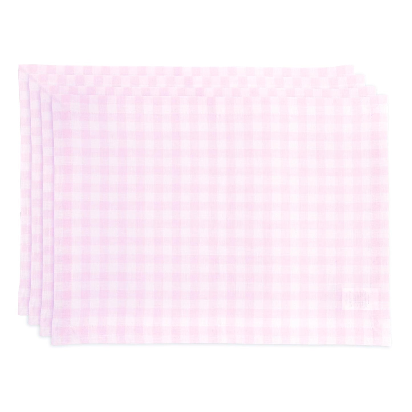 Solino Home 100% Linen Napkins Hydrangea Blue Check, 20 x 20 in, Set of 4 | Gingham Check Cloth Napkins for everyday meals, hosting and gifting; gingham checkered weave; Pure Linen; OEKO-TEX Certified BST326SOLH