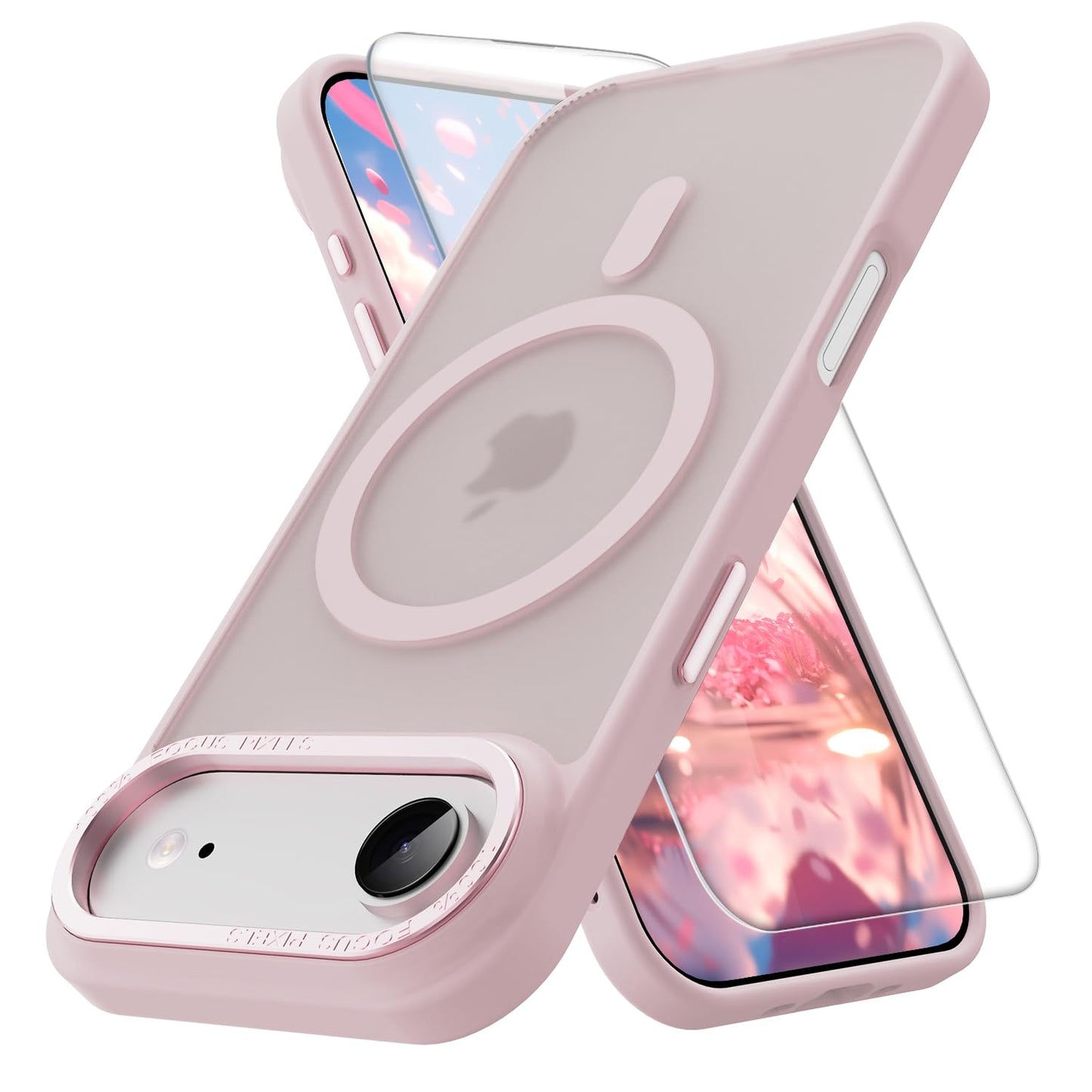 PinLiSheng for iPhone 17 Pro Max Case， Compatible with MagSafe, Shockproof Military-Grade Protection, Scratch-Resistant Back, Anti-Yellowing，Magnetic Phone Case for iPhone 17 Pro Max, Clear WN420