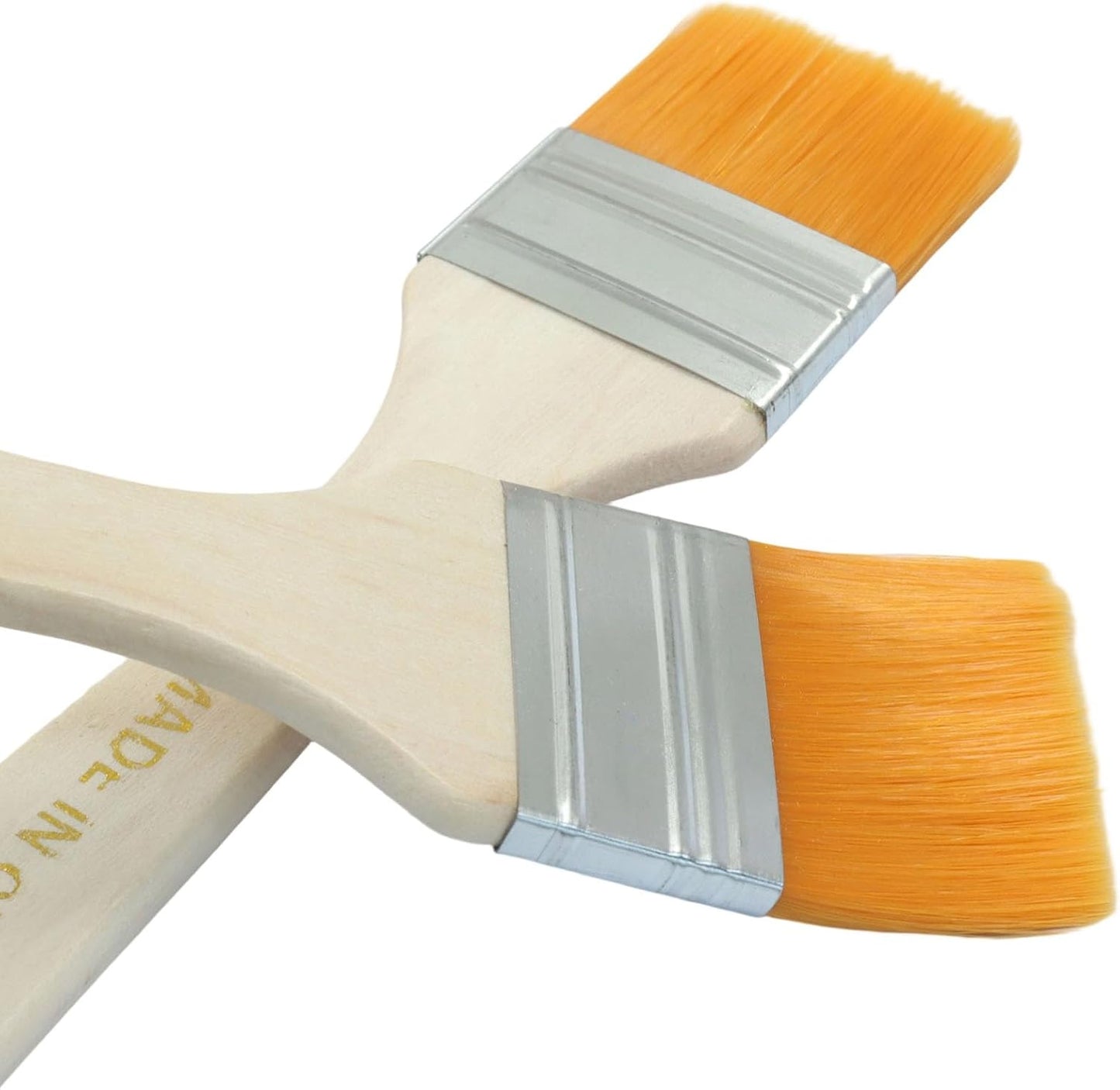 12Pcs 1.6Inch Durable Paint Brush, Soft Bristle Trim Painting Tool Small Paint Brushes, Nylon Bristle Painting Tool for Walls/Touch Up/Cabinets/Fences WN420