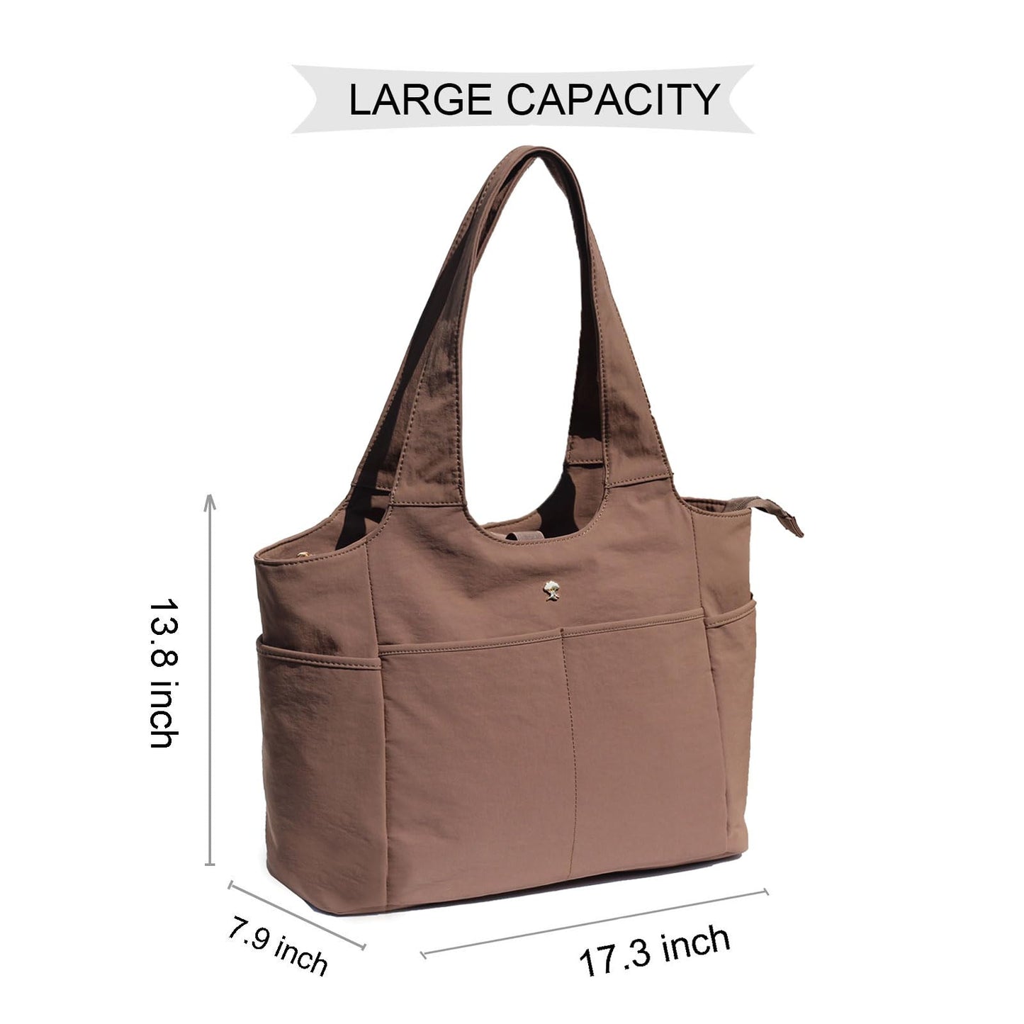 ESVAN Yoga Tote Bag Mat bag Women Shoulder Bags Carryall Tote for Travel Office Workout Gym Nurse Beach BST326H