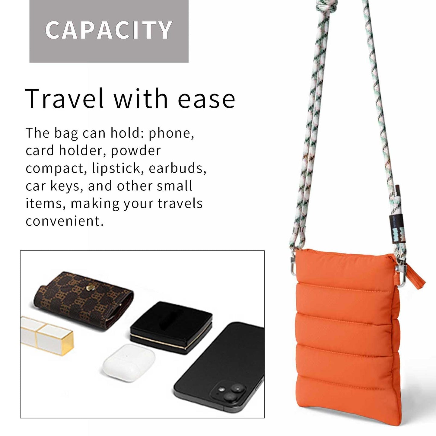 ACUARIO Crossbody Bag for Women, Tote Bag Purse for Work, Travel, Gym – Small Shoulder Bag, Stylish Women’s Tote Handbag BST202