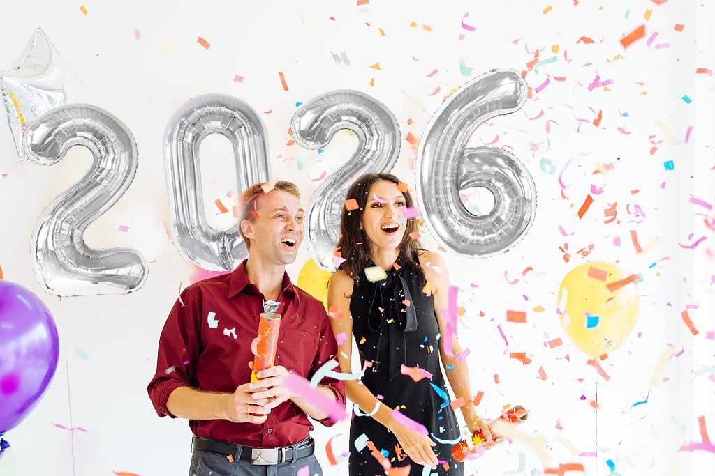Light Brown 2026 Number Balloon, Light Brown Number Balloons 40 Inch, 2026 Balloon Birthday Decorations, 2026 Birthday Party Supplies, 2026 Graduation Party Favors, Class of 2026 Decorations BST326L