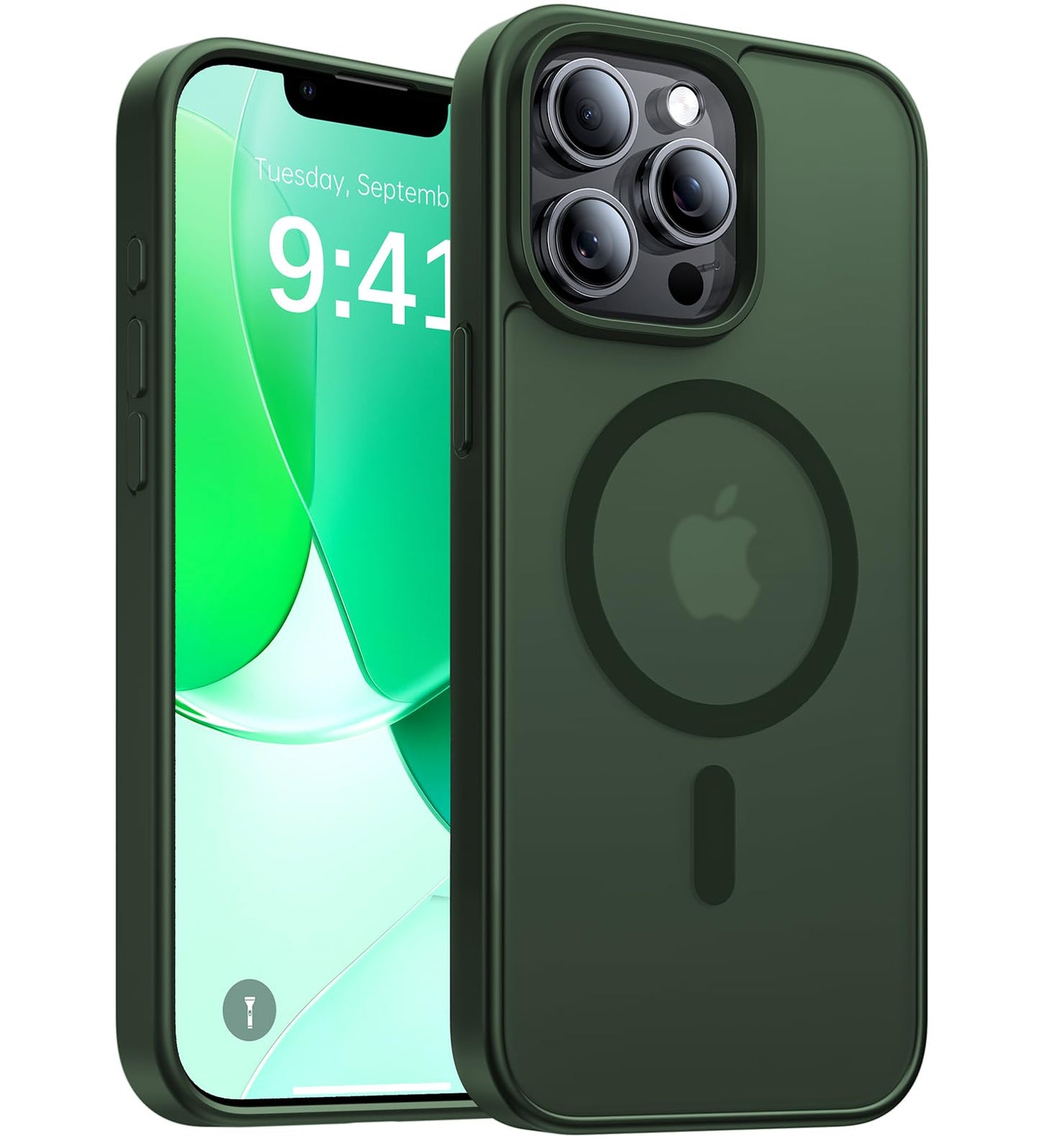 Magnetic for iPhone 17 Pro Max Case,[Anti-Slip][Compatible with MagSafe][Military Grade Drop Protection] Shockproof Protective Translucent Phone Case for iPhone 17 Pro Max Case,Wine Red WN420