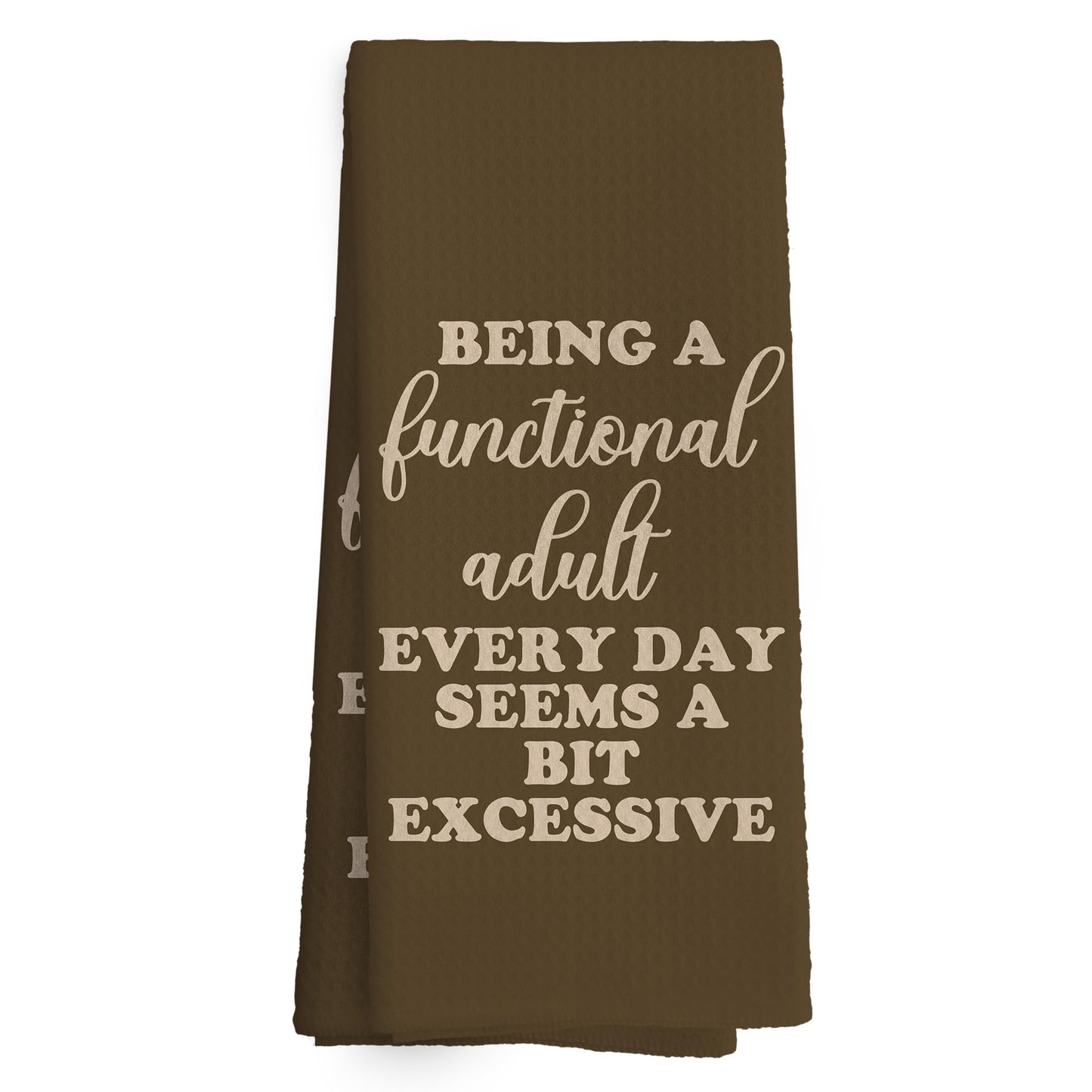 Funny Kitchen Towels Dish Towel Dishcloth 16x24 Inches, Funny Dish Towels with Sayings Towel Decorative Absorbent Hand Tea Towels for Kitchen Bathroom Decor, Humorous Gifts for Women Men BST326L