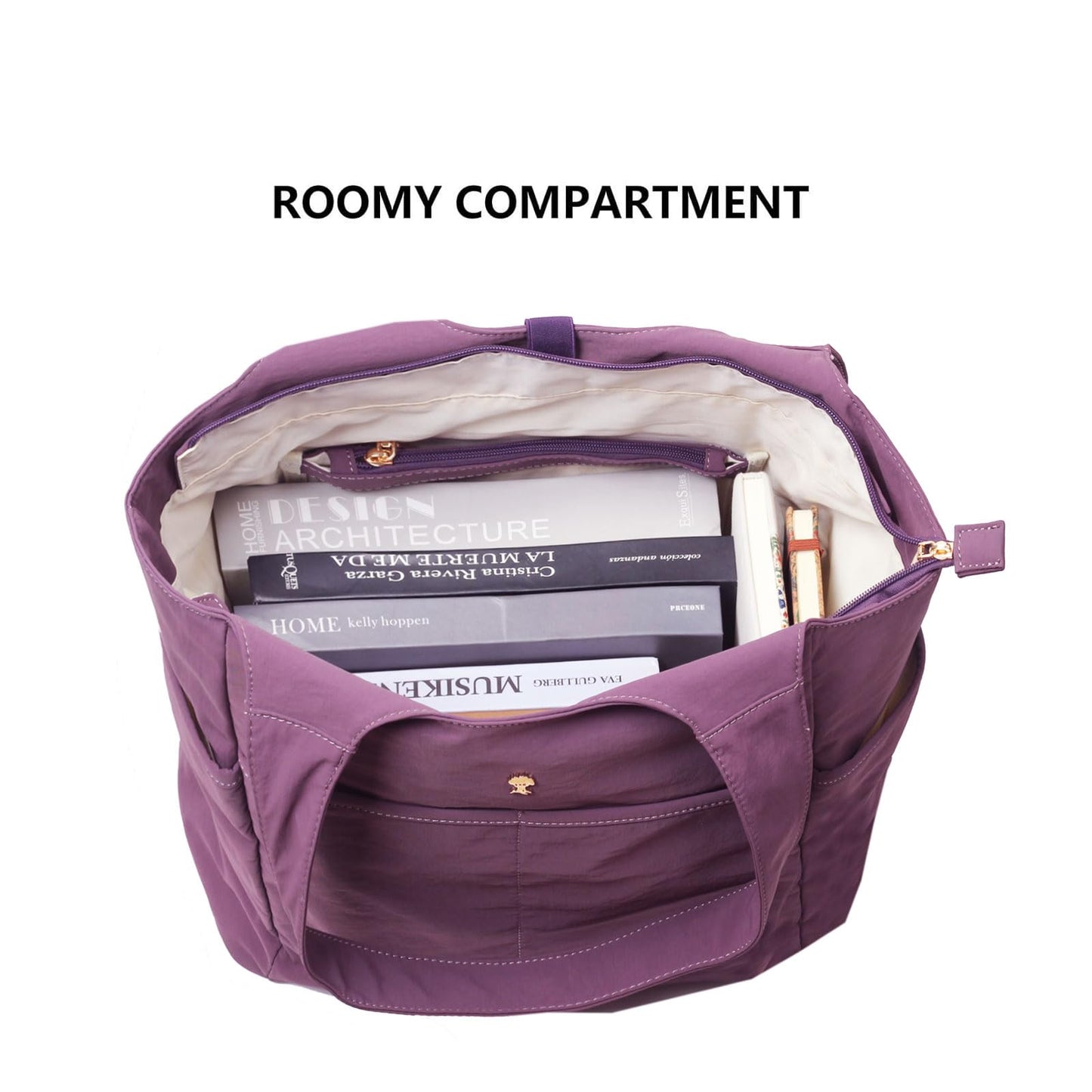 ESVAN Yoga Tote Bag Mat bag Women Shoulder Bags Carryall Tote for Travel Office Workout Gym Nurse Beach BST326H