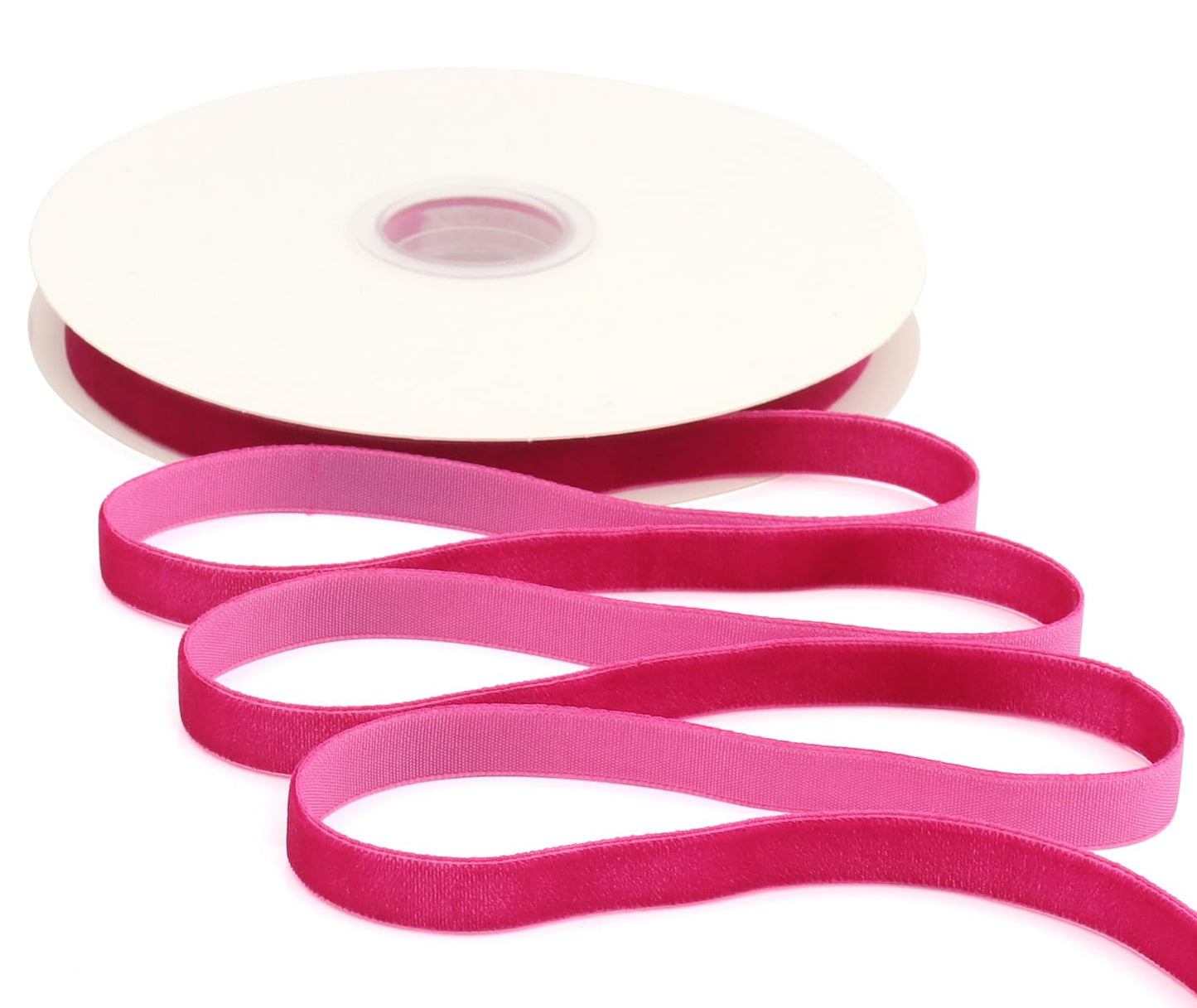 Red Velvet Ribbon 3/8 Inch X 12 Yards Christmas Ribbon for Gift Wrapping Christmas Ornaments Crafts Home Décor BST220