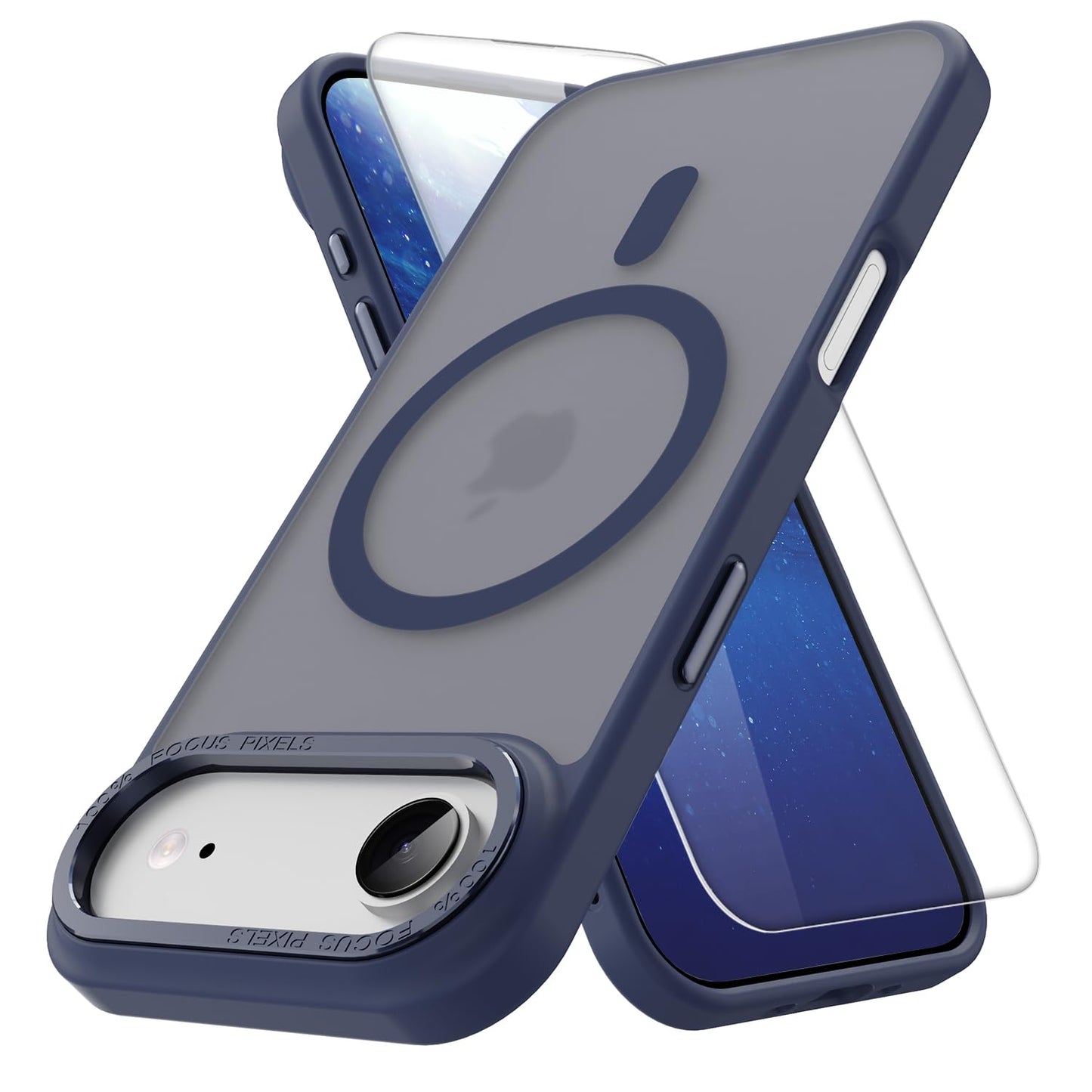 PinLiSheng for iPhone 17 Pro Max Case， Compatible with MagSafe, Shockproof Military-Grade Protection, Scratch-Resistant Back, Anti-Yellowing，Magnetic Phone Case for iPhone 17 Pro Max, Clear WN420