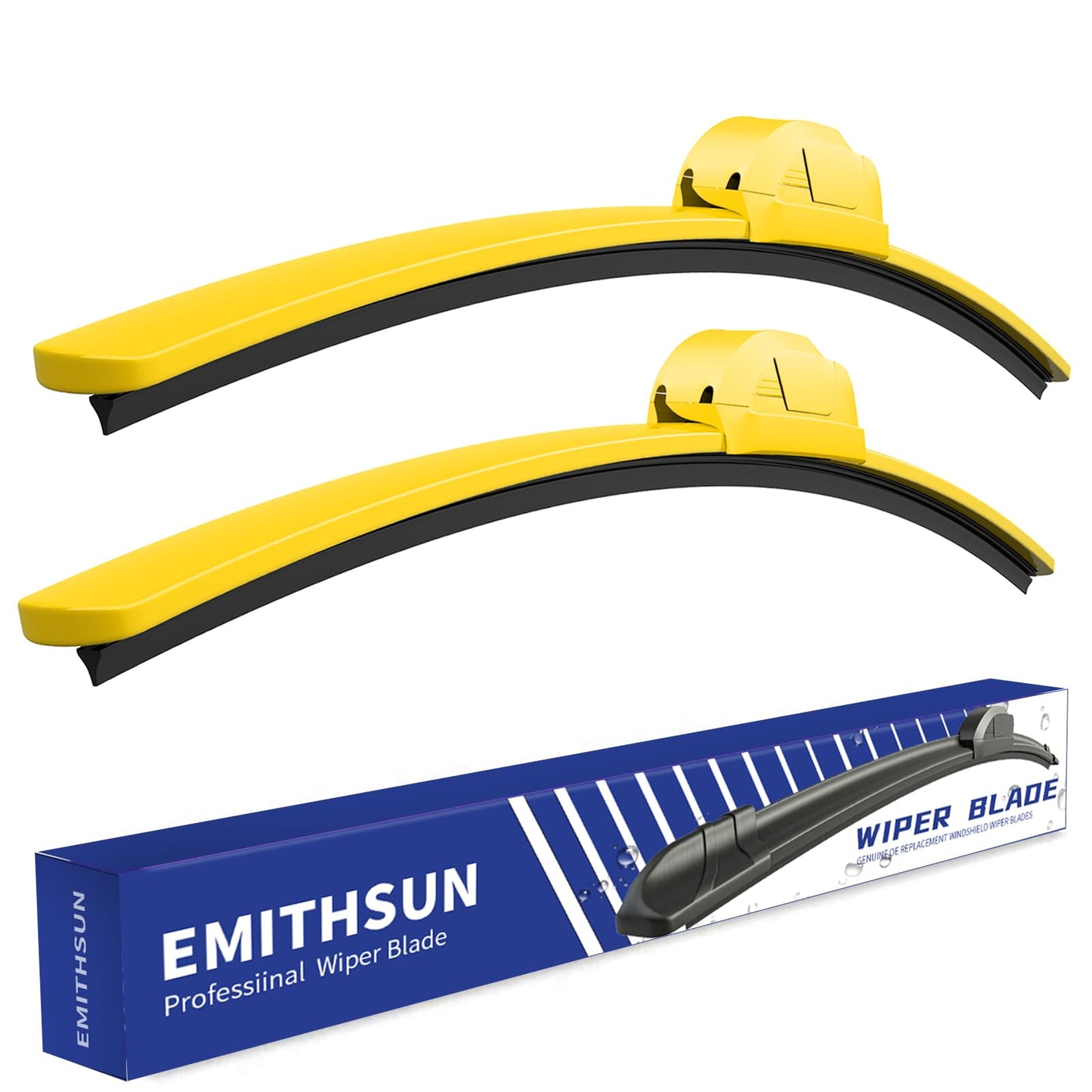 OEM QUALITY 26" + 22" Premium All-Seasons Stable And Quiet Windshield Wiper Blades(Set of 2) WN420