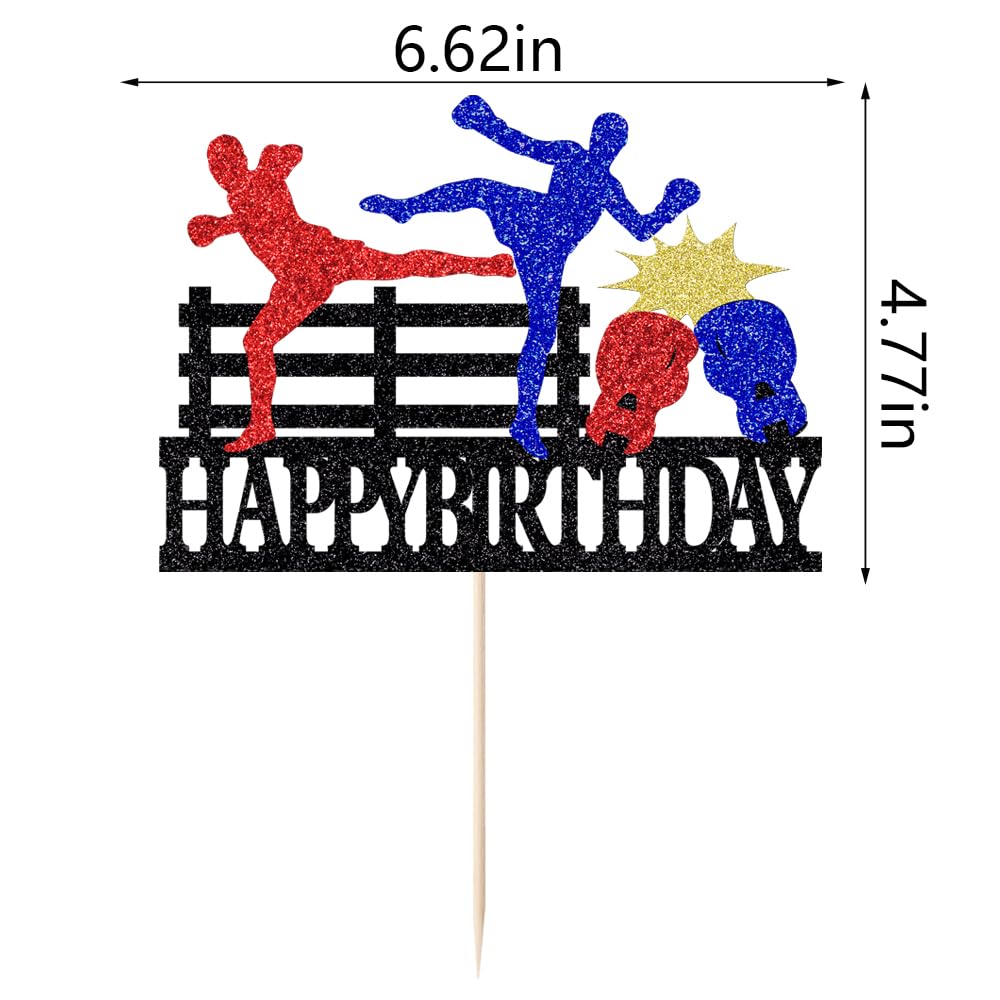 Music Happy Birthday Cake Topper，Roll Music Cake Decor Hip Hop Dancing Ball Cake Decorations，Guitar Note Birthday Party Supplies BST220
