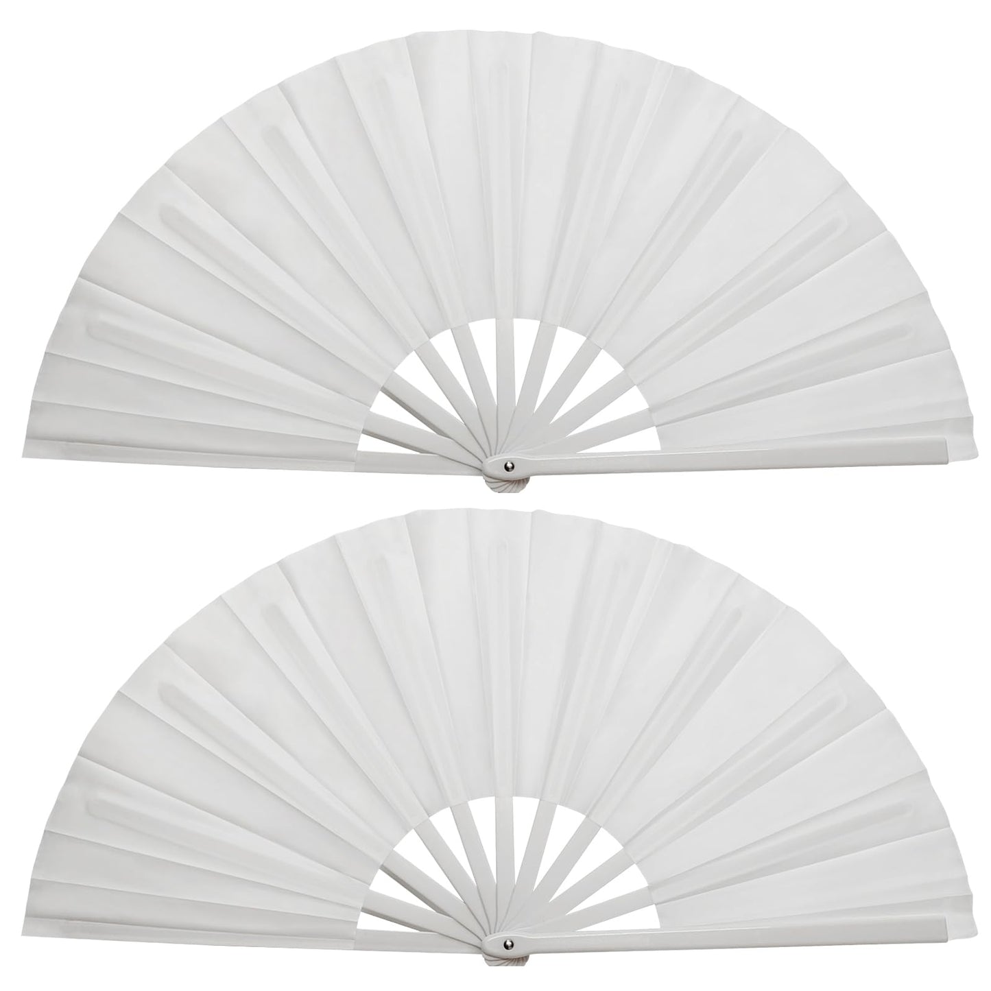 Handheld Folding Fan 13 Inch, Hand Fans for Women Foldable, Large Rave Fan, Dance Performance Prop Fan, Boots on the Ground Fan, Cool Fan on the Street Portable for Outdoor (1 Pcs Rose) WN420