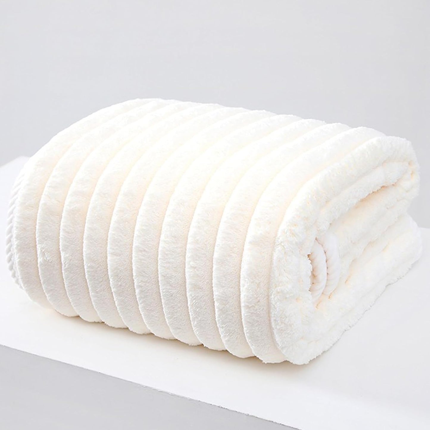 Soft Bath Towels Set, Microfiber Ribbed Oversized Bath Towels Extra Large for Bathroom, Home, Hotel, Spa, Beach, Pool, Gym (8-Piece Towel Set, Beige) BST202