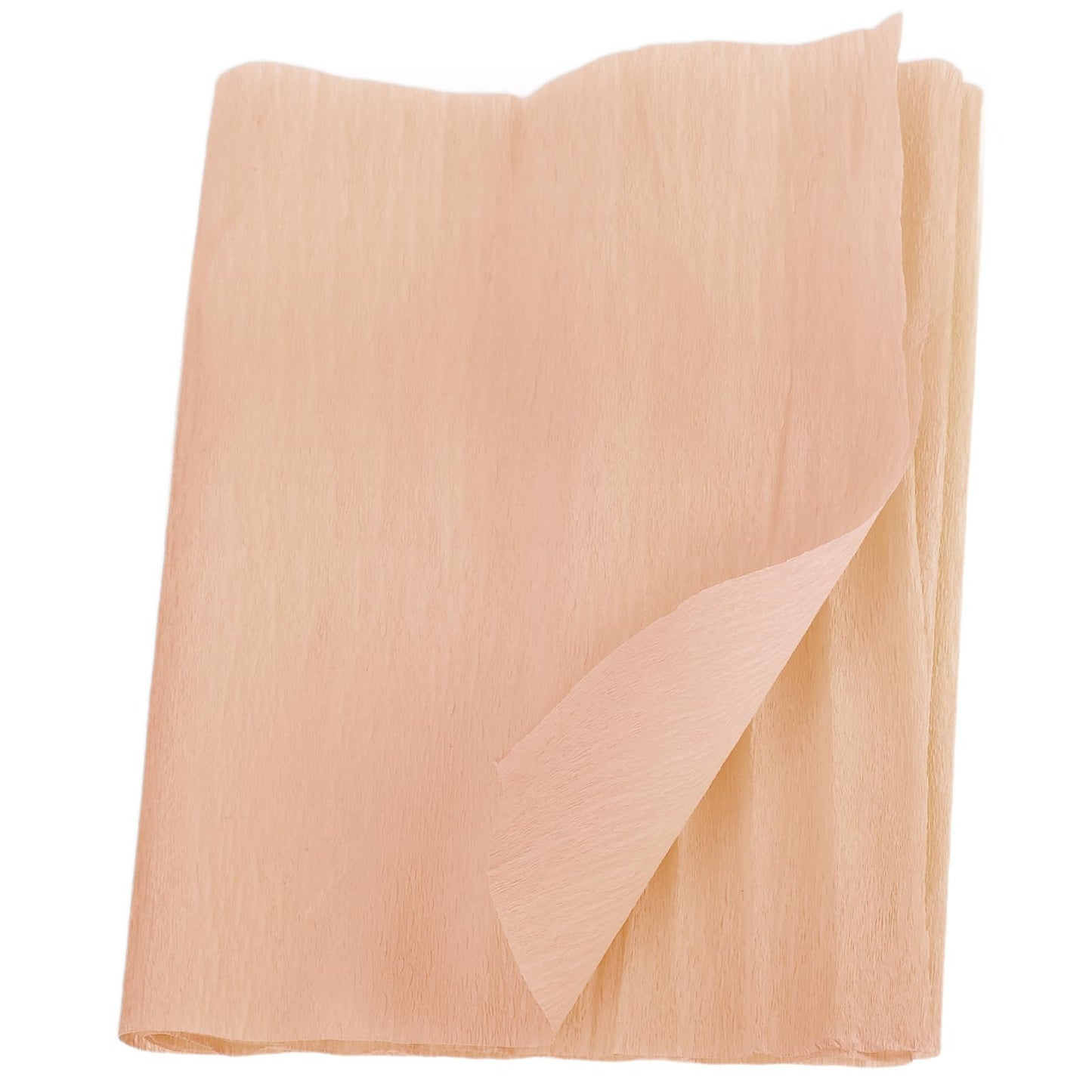 MECCANIXITY Crepe Paper Roll 7.5ft Long 20 Inch Wide for Wedding Ceremony Various Large Festivals Decoration, Light Champagne BST326L