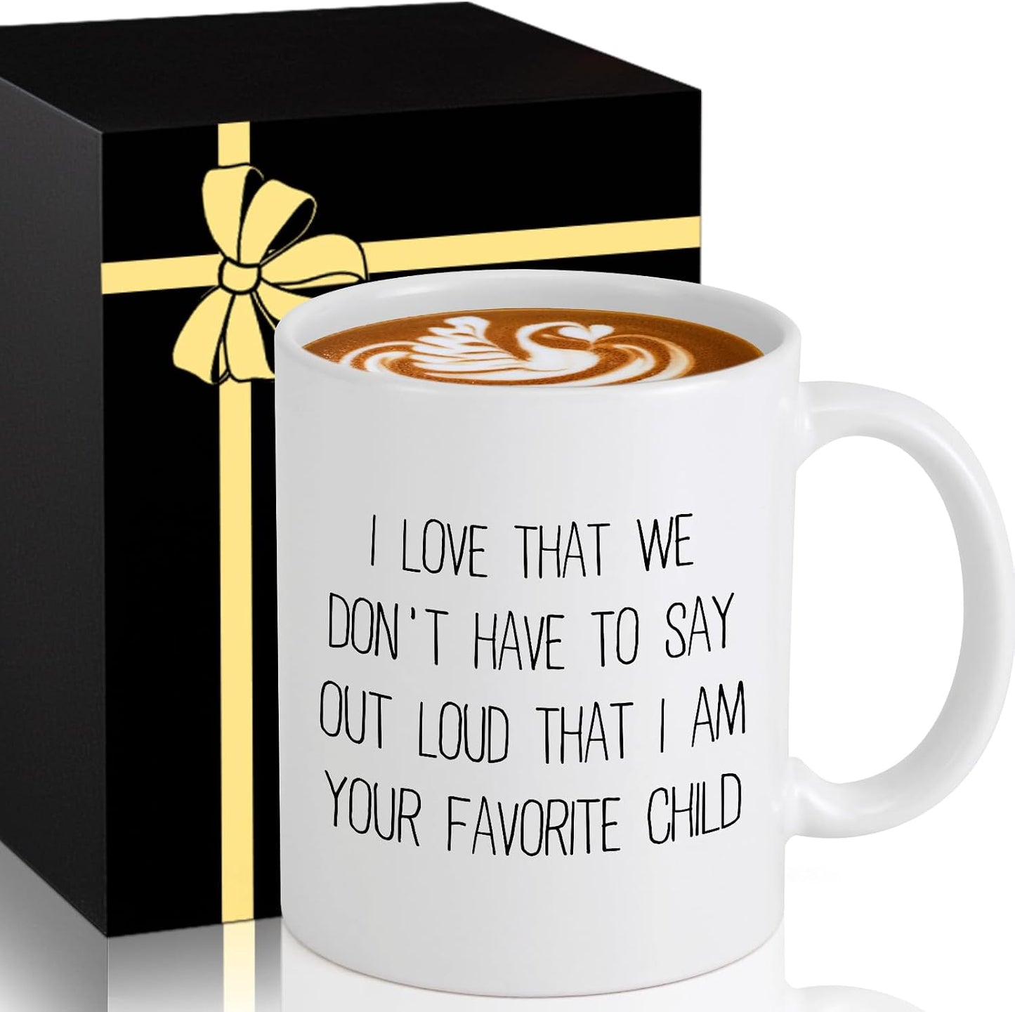 Ceramic Coffee Mug Tea Cup with Handle 11 OZ Big Mommy Women Best Busy Stepmom Funny Unique Birthday Mom Mother Day Personalized Custom Gifts Christmas Who Want Nothing White Elephant Regalos Xmas WN420