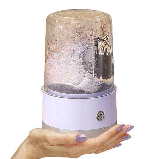 Wireless Mini Washing Machine for Dormitory, Portable Small Washer, No Need to Plug in, No Need to Drain, 1L Capacity Compact Mini Washing Cup,Green BST220