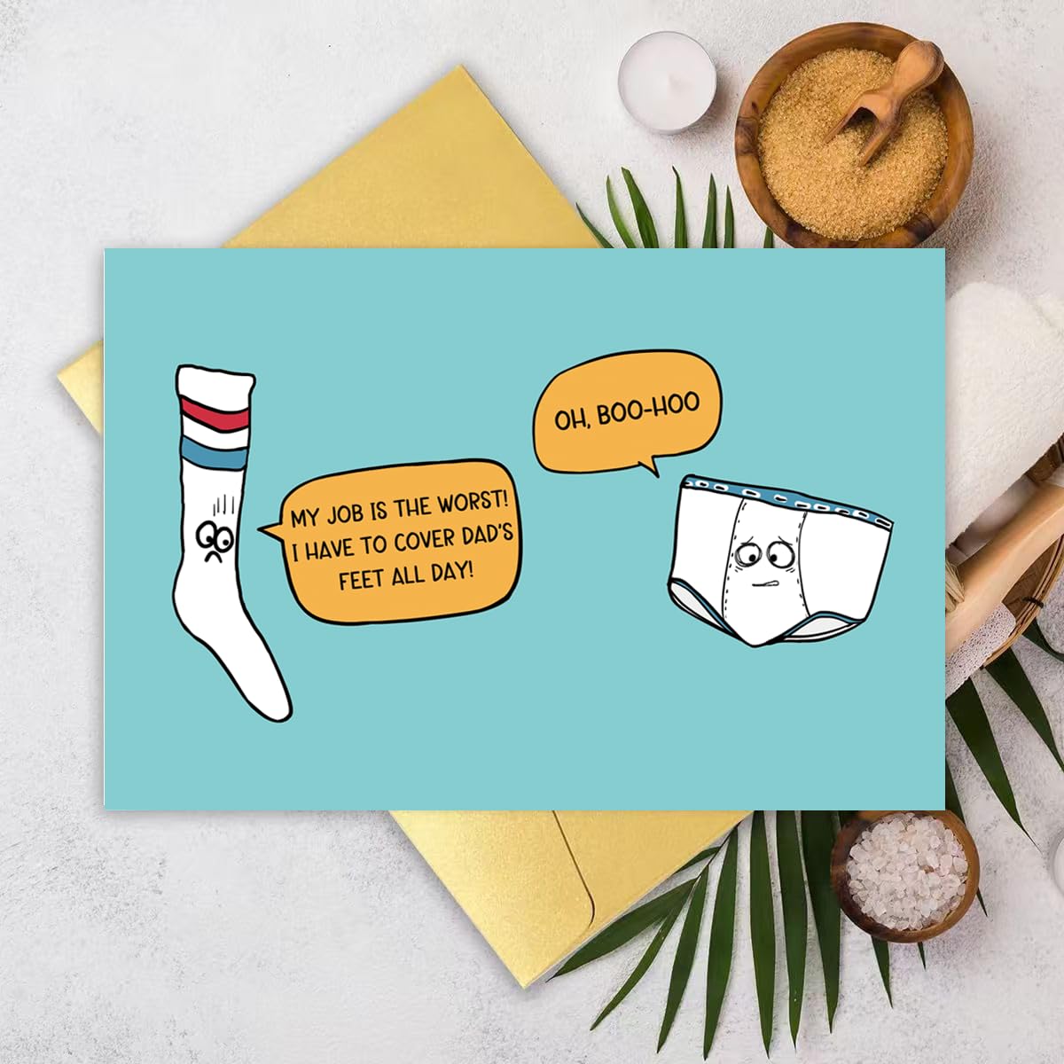 Funny Fathers Day Card for Dad Daddy Bonus Dad, Cute Cards for Fathers Day, Father's Day Cards from Son Daughter, Father's Day Cards Gift For Men Him BST202