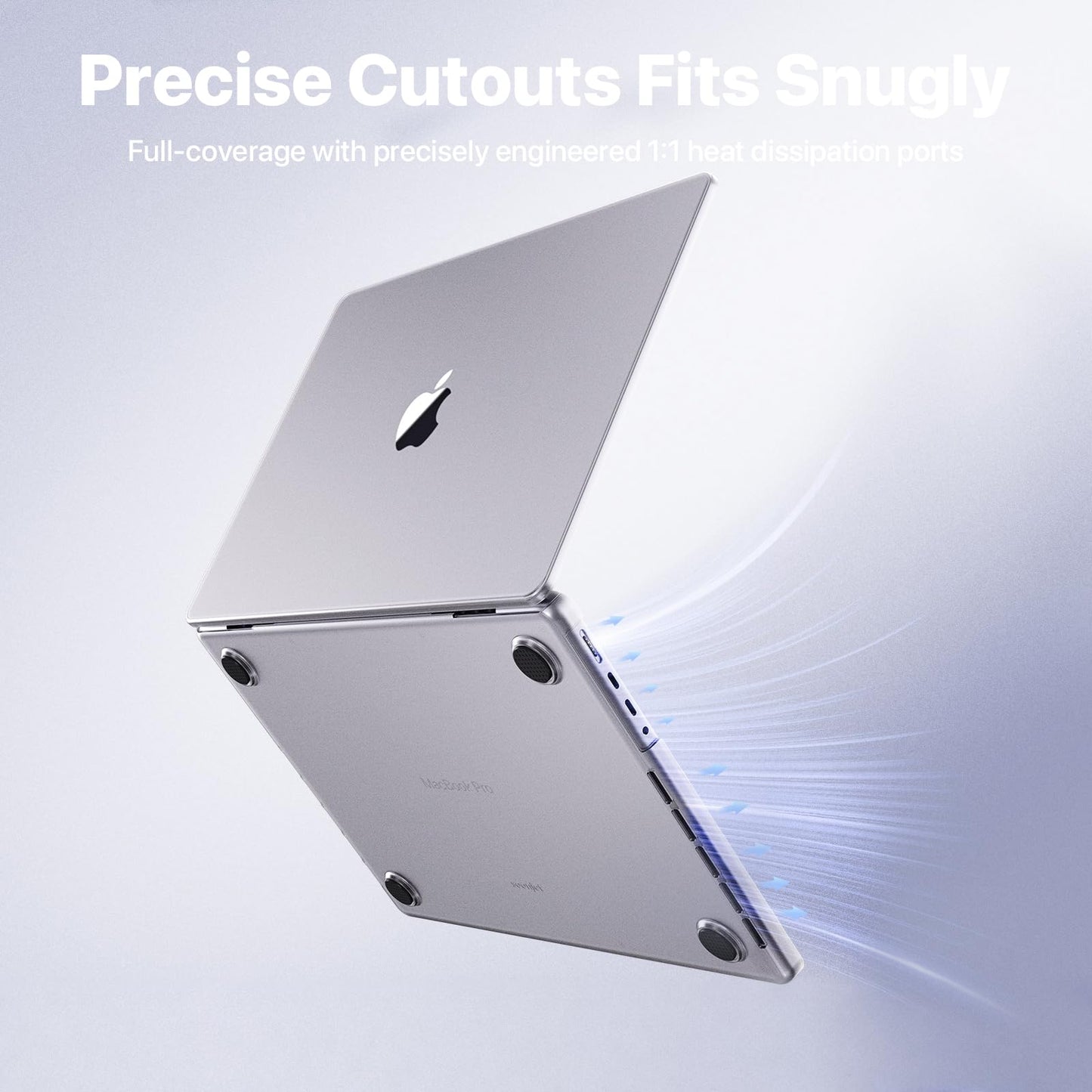 Soonjet for MacBook Pro 14 inch Case | M5 M4 M3 M2 M1 Pro/Max 2025-2021 | Same as Bare-MacBook | Protective Hard Shell Laptop Cover | Frosted Clear