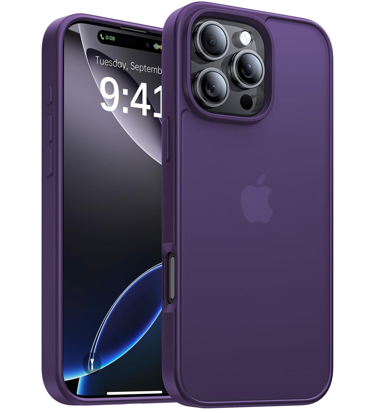 Magnetic for iPhone 17 Pro Max Case,[Anti-Slip][Compatible with MagSafe][Military Grade Drop Protection] Shockproof Protective Translucent Phone Case for iPhone 17 Pro Max Case,Wine Red WN420