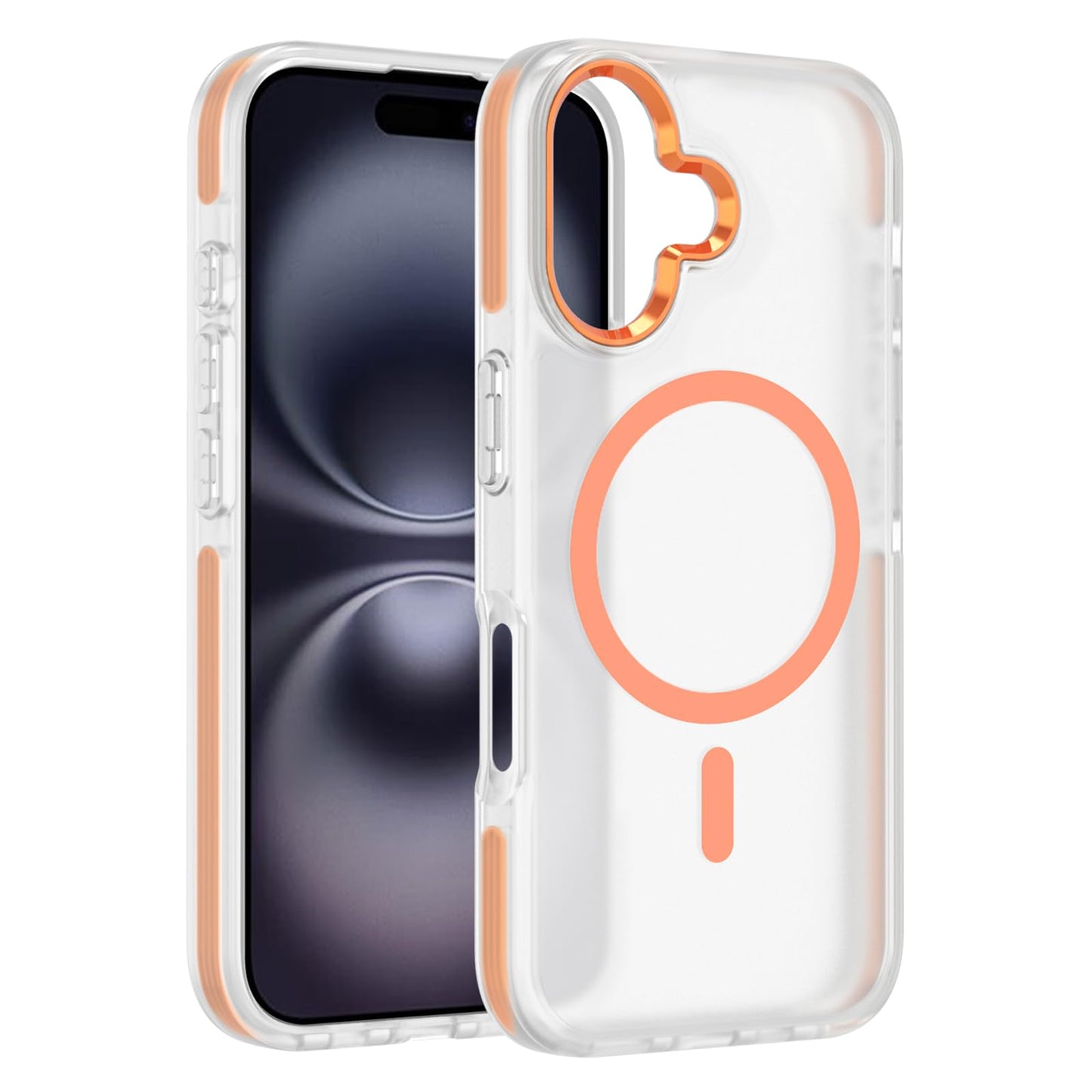 PinLiSheng for iPhone 17 Pro Max Case， Compatible with MagSafe, Shockproof Military-Grade Protection, Scratch-Resistant Back, Anti-Yellowing，Magnetic Phone Case for iPhone 17 Pro Max, Clear WN420