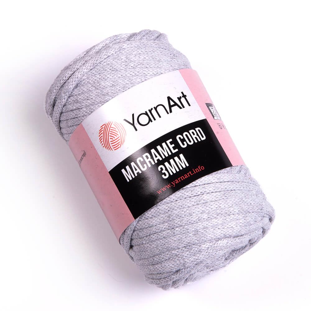 YarnArt Macrame Cord 3mm - Macrame Rope for Crafting, Knotting, Wall Hangings, and Home Decor - 60% Cotton 40% Viscose & Polyester, Soft and Durable (759-FOREST Green) BST220