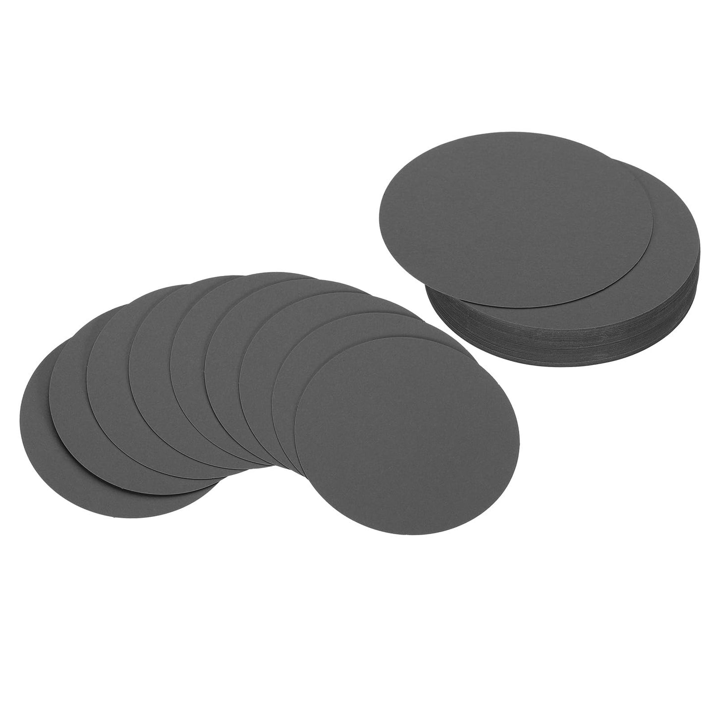 PATIKIL 4inch Circle Card Stock, 50Pcs Round Shape Cutouts Paper Thick Cardstock Coaster for DIY Craft Projects Classroom Bulletin Board Decor, Sky Blue BST326L
