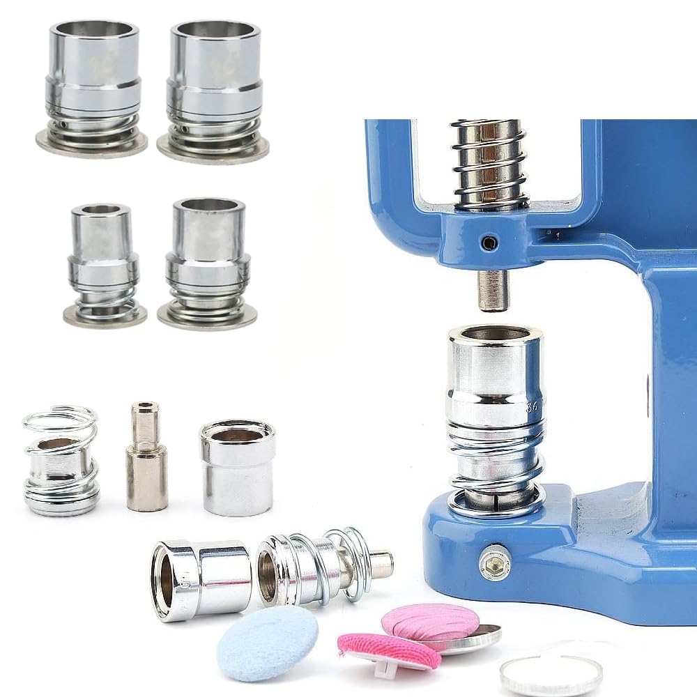 Fabric Cover Button Maker Die Mold Mould Tool for Hand Press Machine (Gray, 18L=0.45in(11.5 mm)) BST220