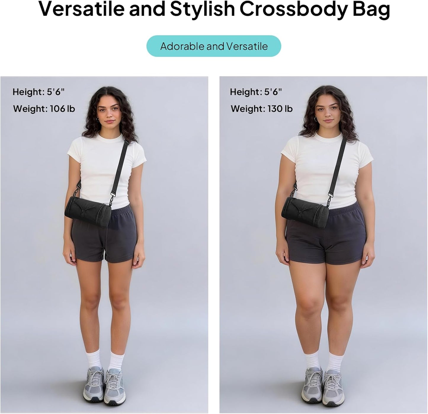 TOPEAST Sling Bag for Women, Anti-Theft Crossbody Bag with RFID Blocking & Small Water Bottle Holder for Travel BST202