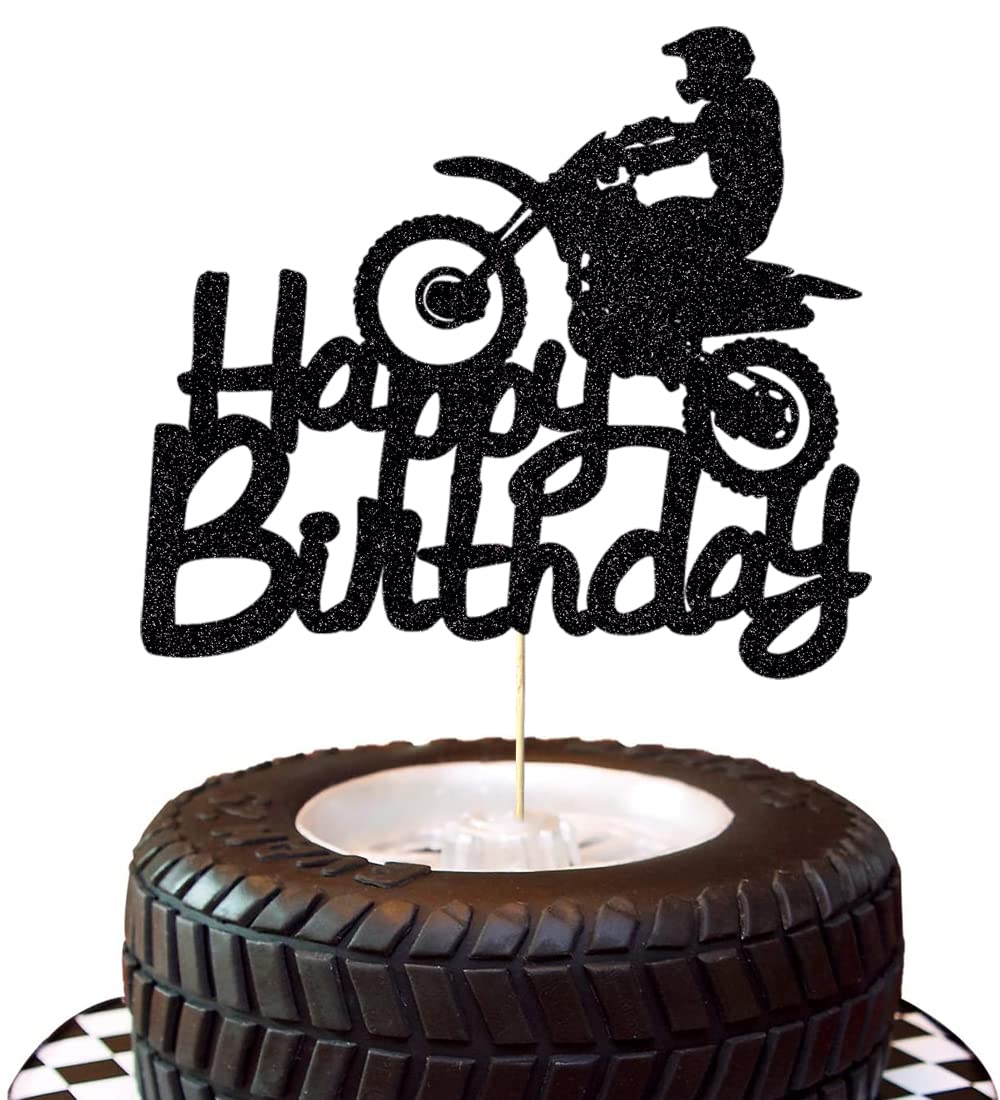 Music Happy Birthday Cake Topper，Roll Music Cake Decor Hip Hop Dancing Ball Cake Decorations，Guitar Note Birthday Party Supplies BST220