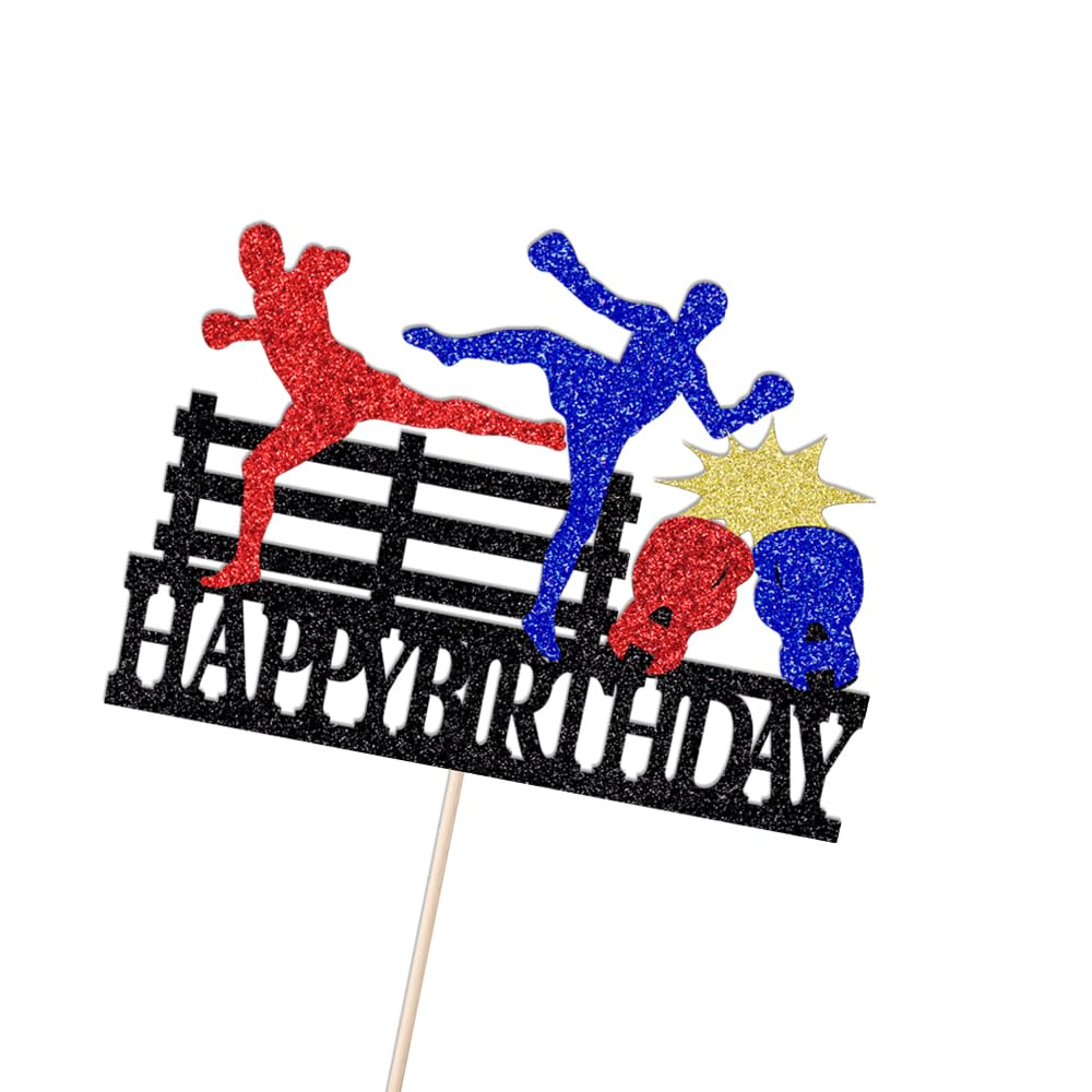 Music Happy Birthday Cake Topper，Roll Music Cake Decor Hip Hop Dancing Ball Cake Decorations，Guitar Note Birthday Party Supplies BST220