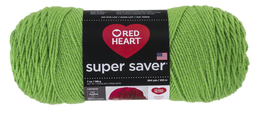 RED Heart Super Saver Yarn, Carrot BST326L