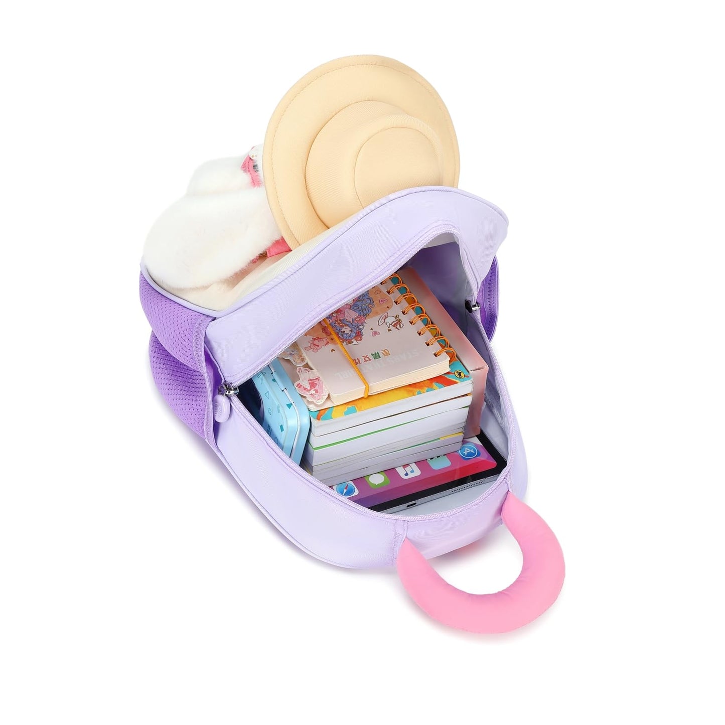 CAMTOP Cute Kids Toddler Backpack Small 3D Cartoon School Bookbags Age 1-3 Daycare Nursary Travel Bags (Butterfly-pink) BST326H