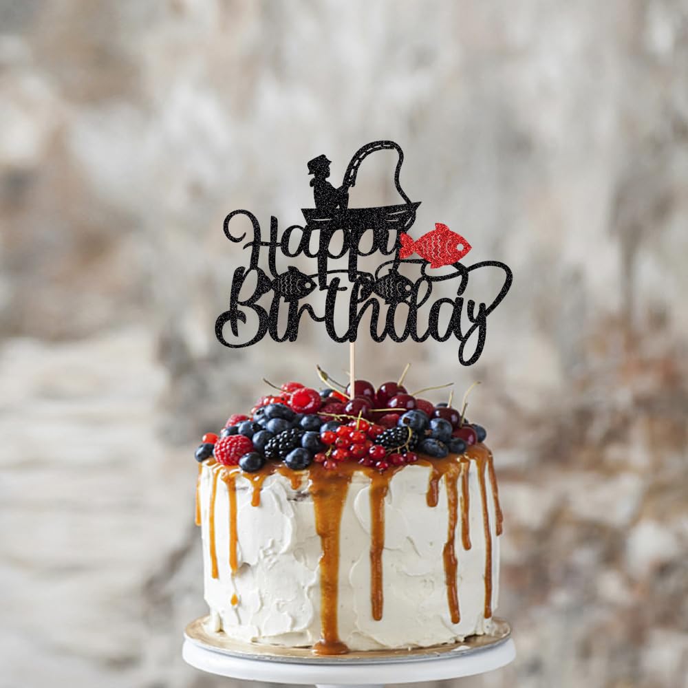 Music Happy Birthday Cake Topper，Roll Music Cake Decor Hip Hop Dancing Ball Cake Decorations，Guitar Note Birthday Party Supplies BST220