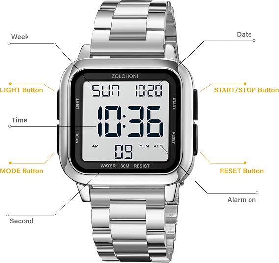 Zolohoni Men’s Digital Watch for Men 79
