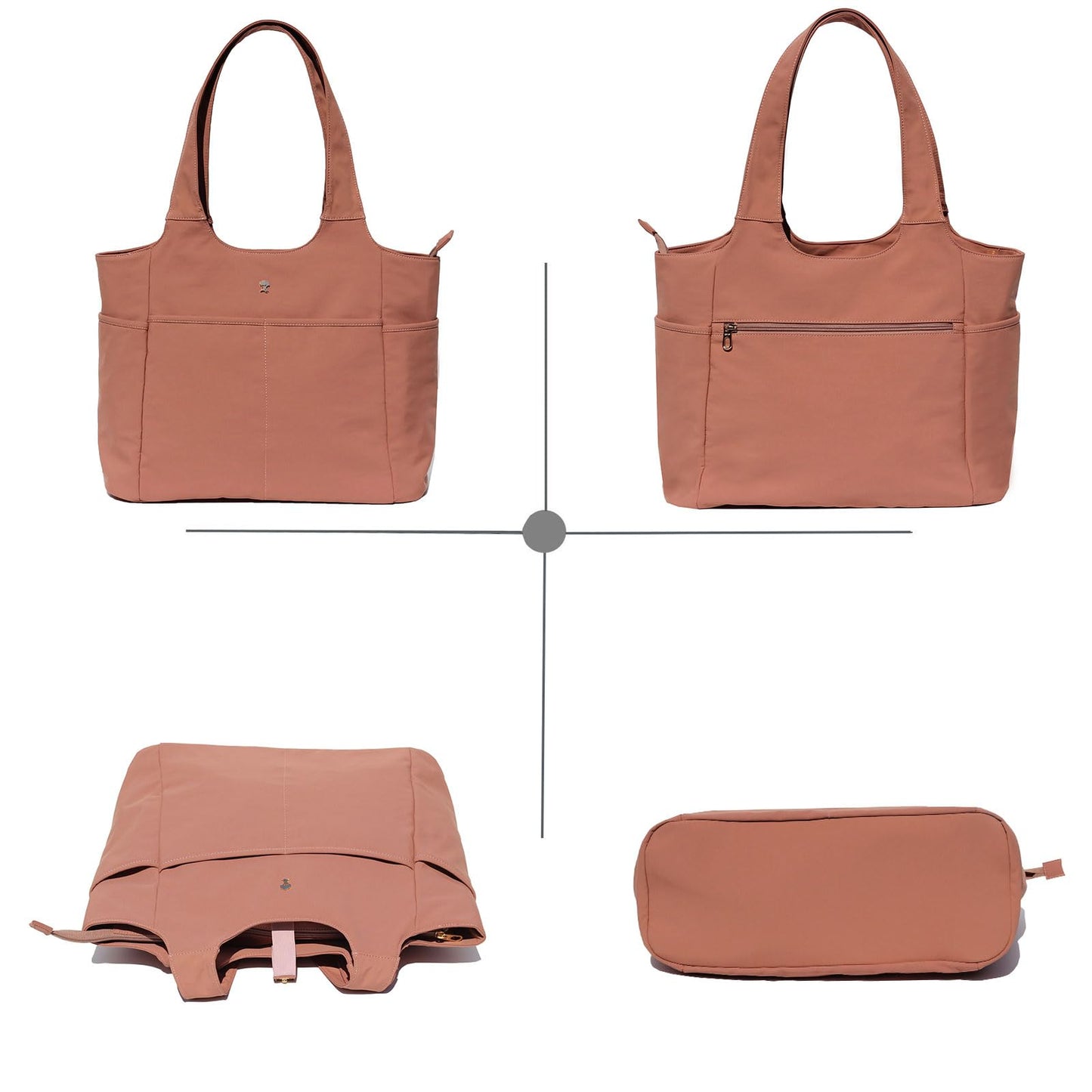 ESVAN Yoga Tote Bag Mat bag Women Shoulder Bags Carryall Tote for Travel Office Workout Gym Nurse Beach BST326H