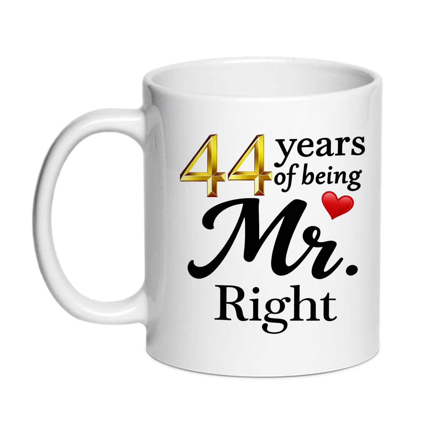 10 Year Anniversary For Couple Coffee Mugs Set of 2-10th Wedding Gifts Decorations for Parents Grandparents Husband Wife Him Her 11oz (10th) BST220