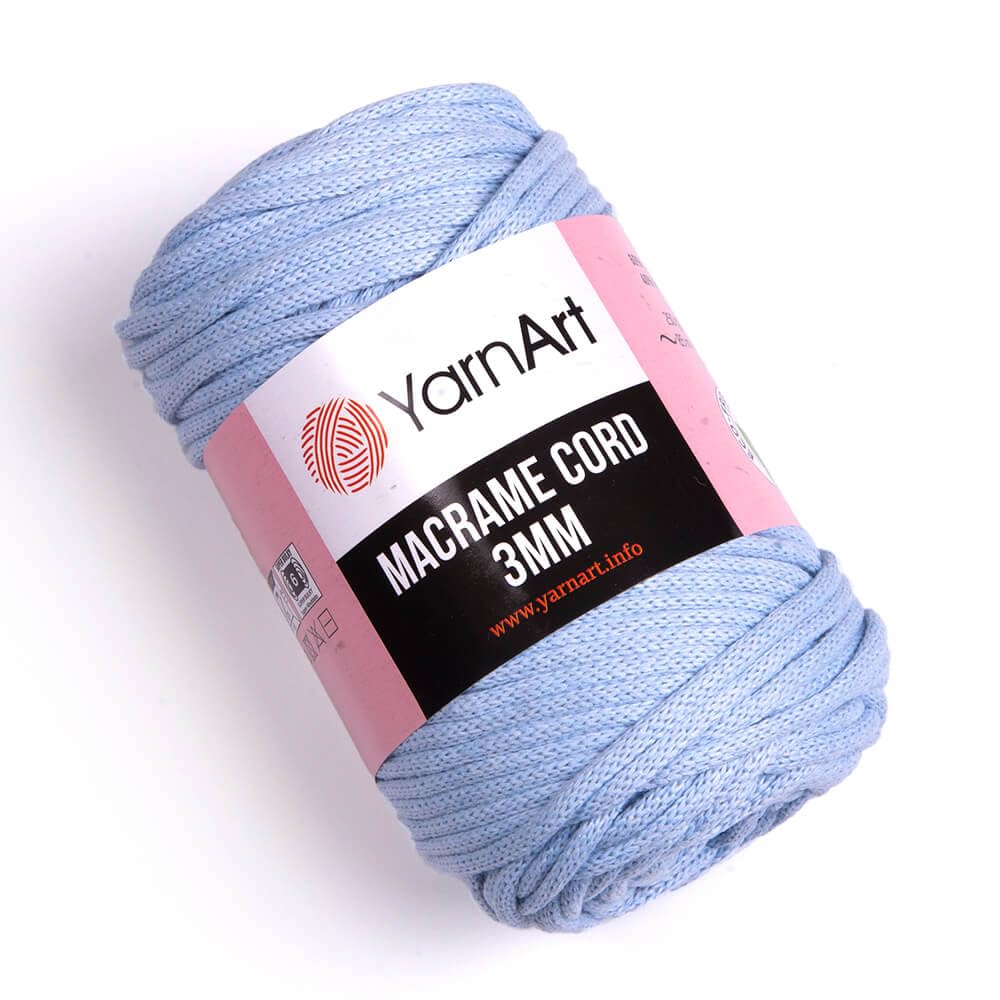 YarnArt Macrame Cord 3mm - Macrame Rope for Crafting, Knotting, Wall Hangings, and Home Decor - 60% Cotton 40% Viscose & Polyester, Soft and Durable (759-FOREST Green) BST220