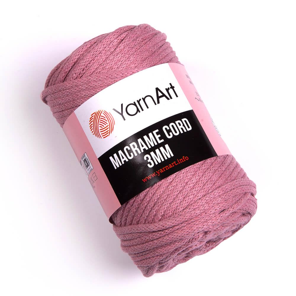YarnArt Macrame Cord 3mm - Macrame Rope for Crafting, Knotting, Wall Hangings, and Home Decor - 60% Cotton 40% Viscose & Polyester, Soft and Durable (759-FOREST Green) BST220