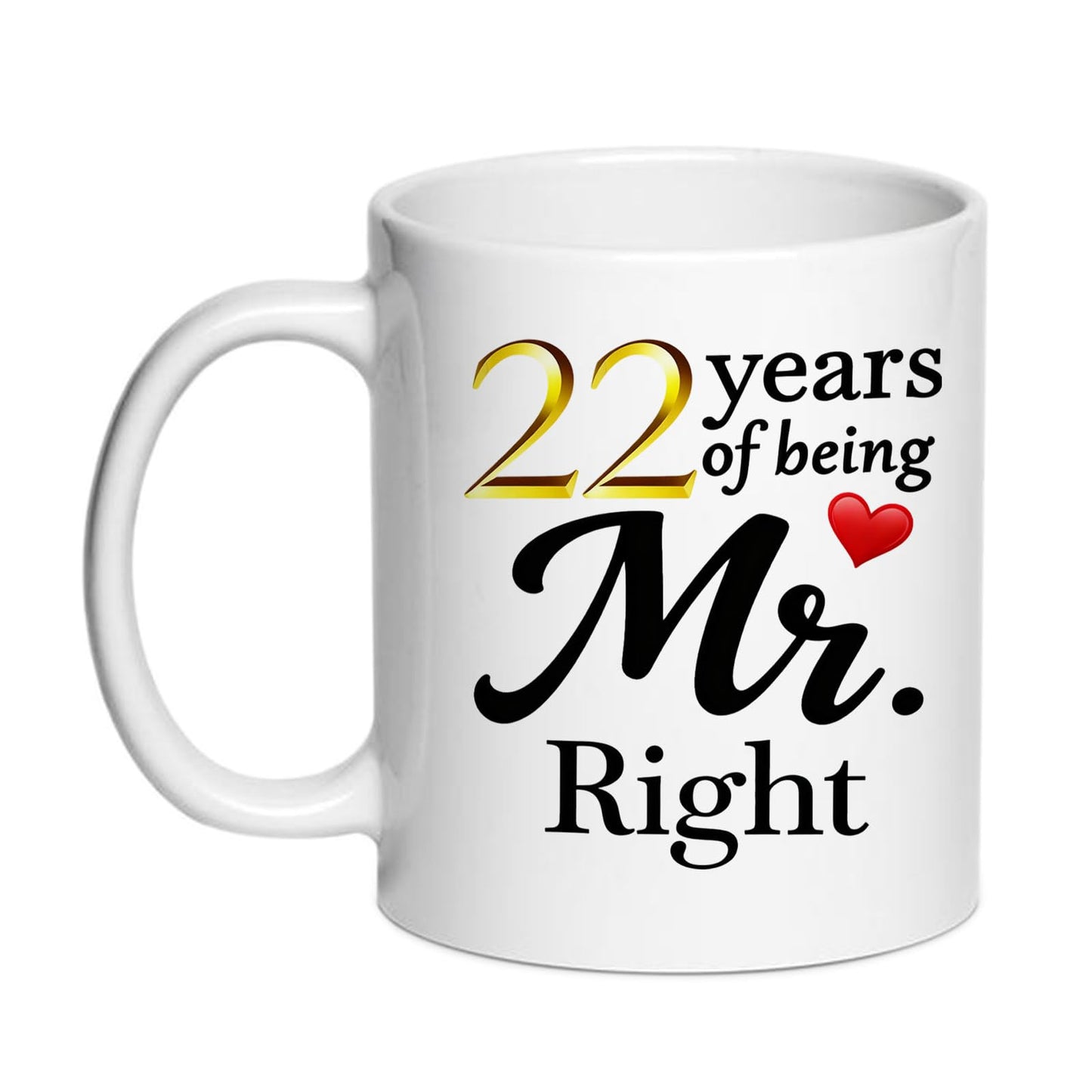 10 Year Anniversary For Couple Coffee Mugs Set of 2-10th Wedding Gifts Decorations for Parents Grandparents Husband Wife Him Her 11oz (10th) BST220