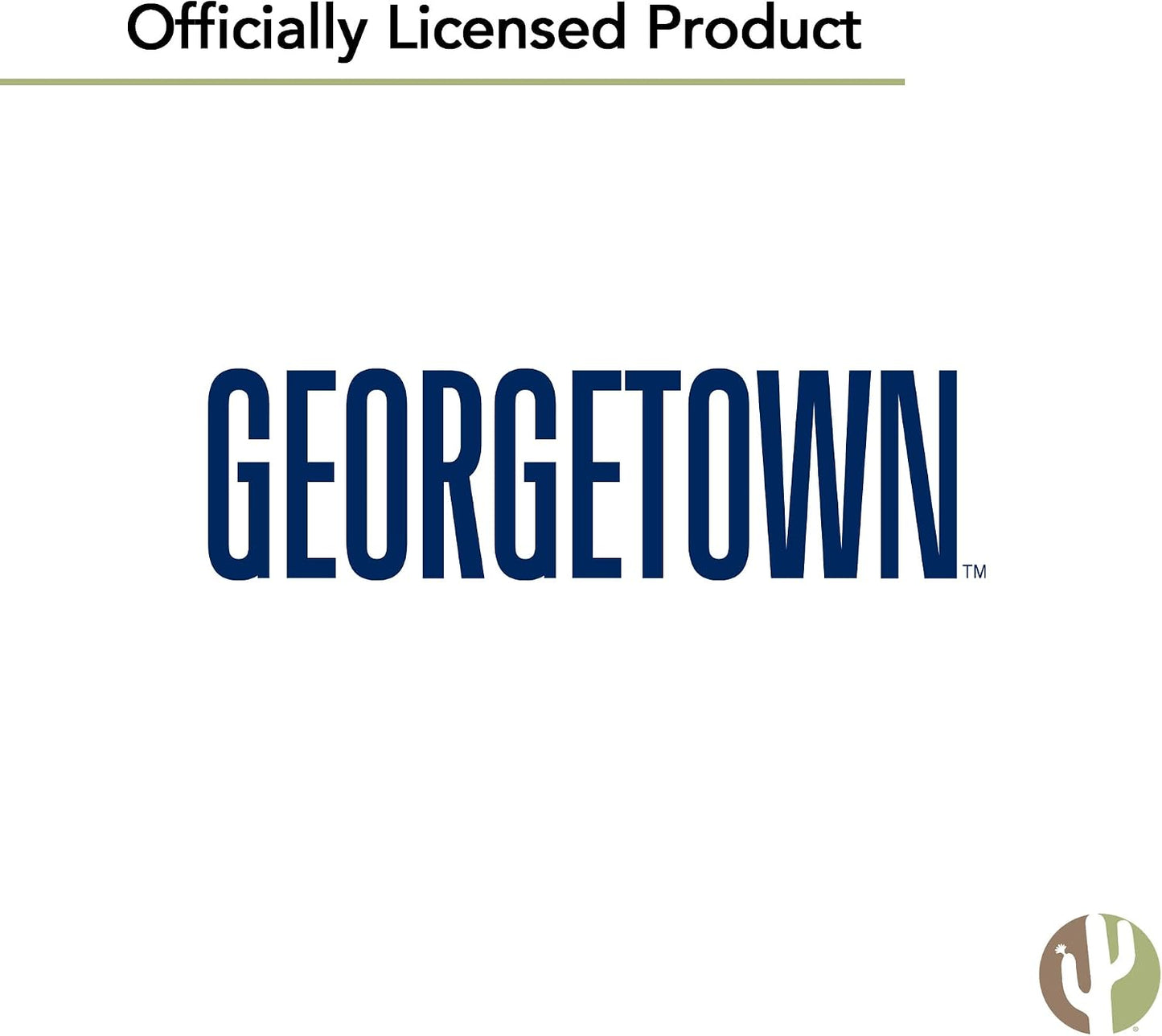 Desert Cactus Georgetown University Baseball Hat Hoyas GU Brimmed Embroidered Hats Cap Adjustable Cloth Strap Adult (Style 2) Blue WN420