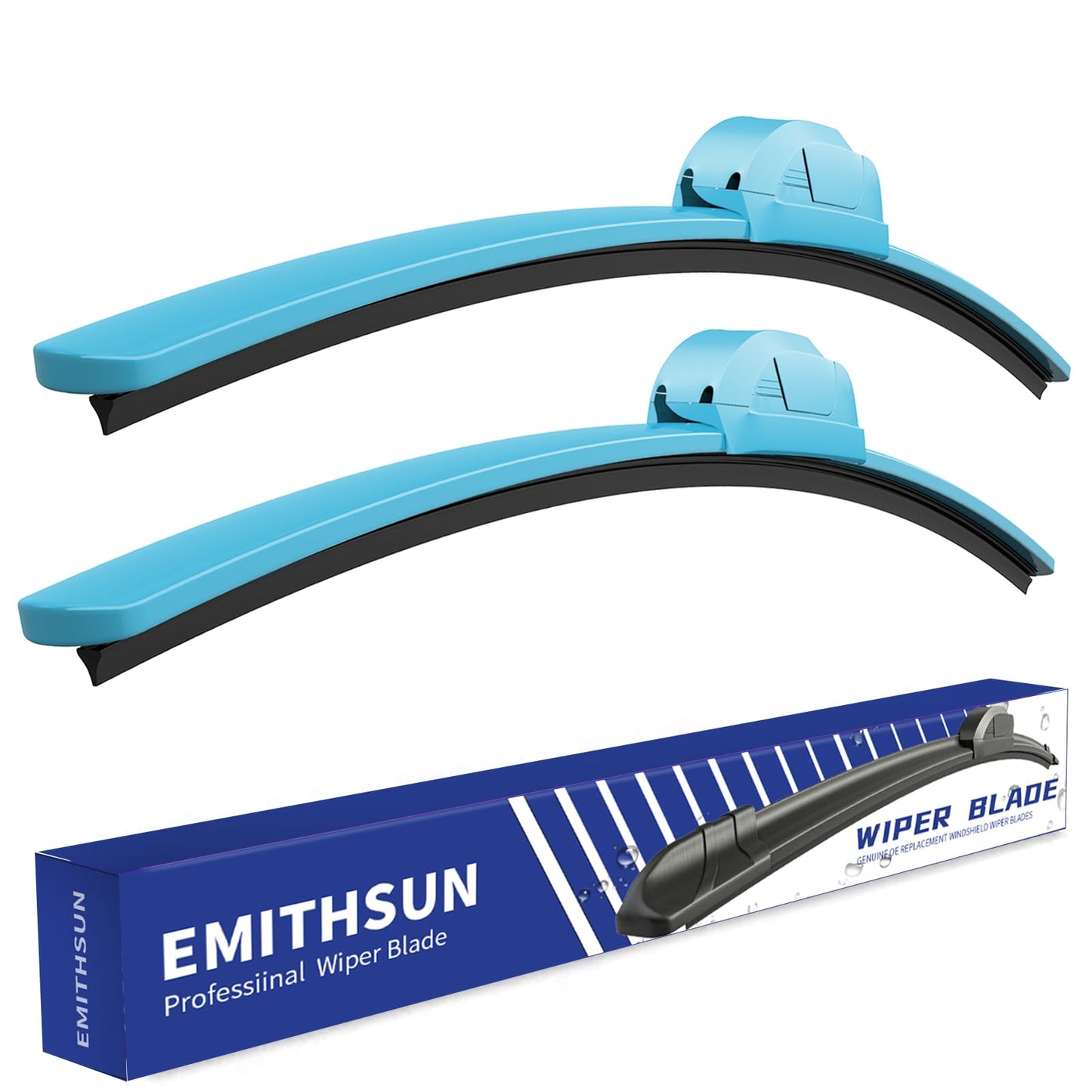 OEM QUALITY 26" + 22" Premium All-Seasons Stable And Quiet Windshield Wiper Blades(Set of 2) WN420