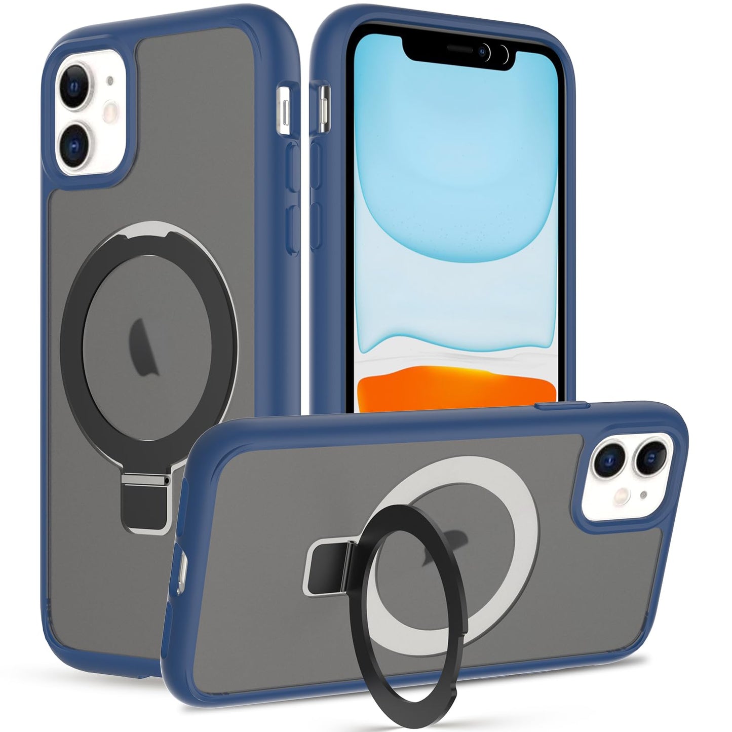 PinLiSheng for iPhone 17 Pro Max Case， Compatible with MagSafe, Shockproof Military-Grade Protection, Scratch-Resistant Back, Anti-Yellowing，Magnetic Phone Case for iPhone 17 Pro Max, Clear WN420