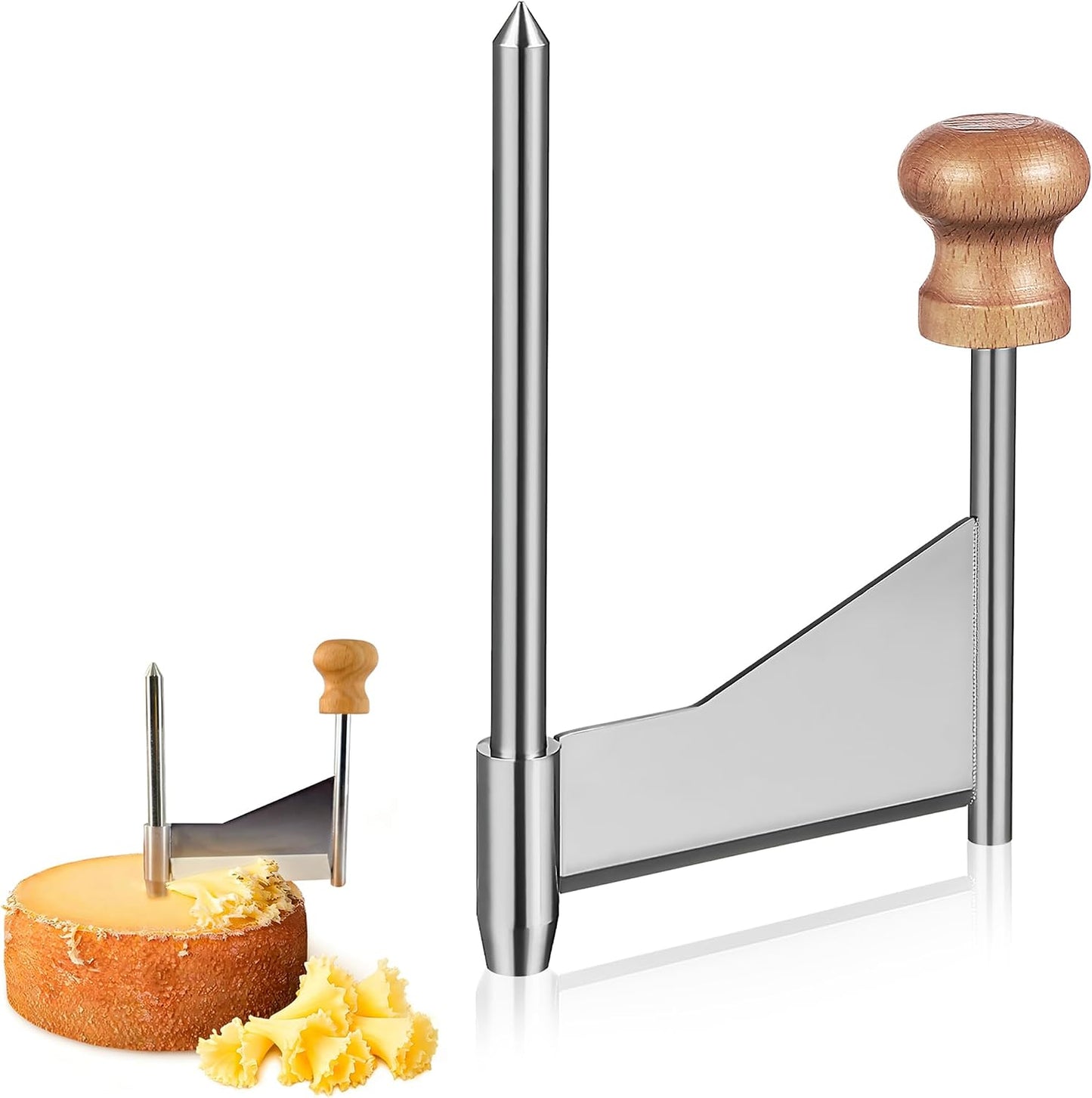 PATKAW Cheese Grater Cutter Manual Handheld Cheese Shaver with Handle Slicer for Cucumbers Carrots Melon and Potato 5.70 X 3.54 X 0.98 in 1 Pack BST202