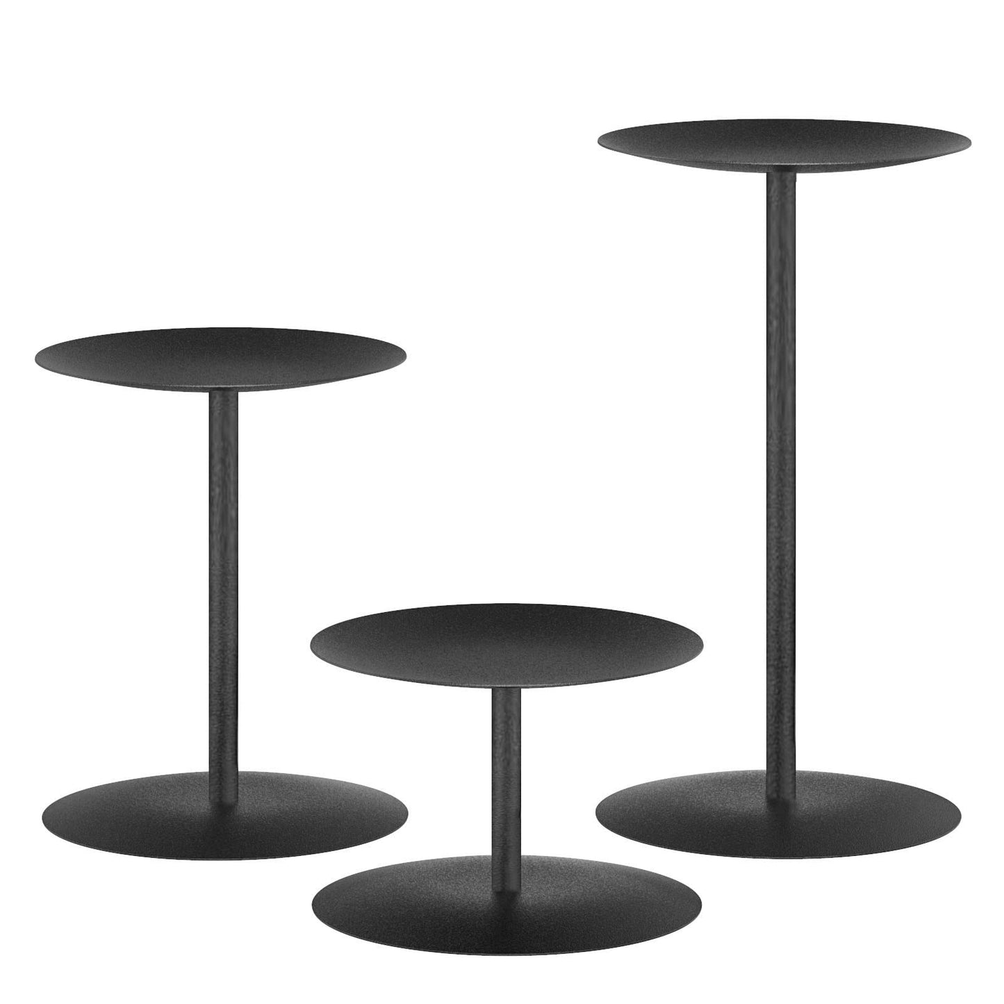 smtyle Gold Metal Candle Holder Sets for Pillar Candles Set of 3 Wedding Table Centerpiece Candle Holders, Minimalist Farmhouse Decor for Fireplace Mantel & Dining Room BST326H