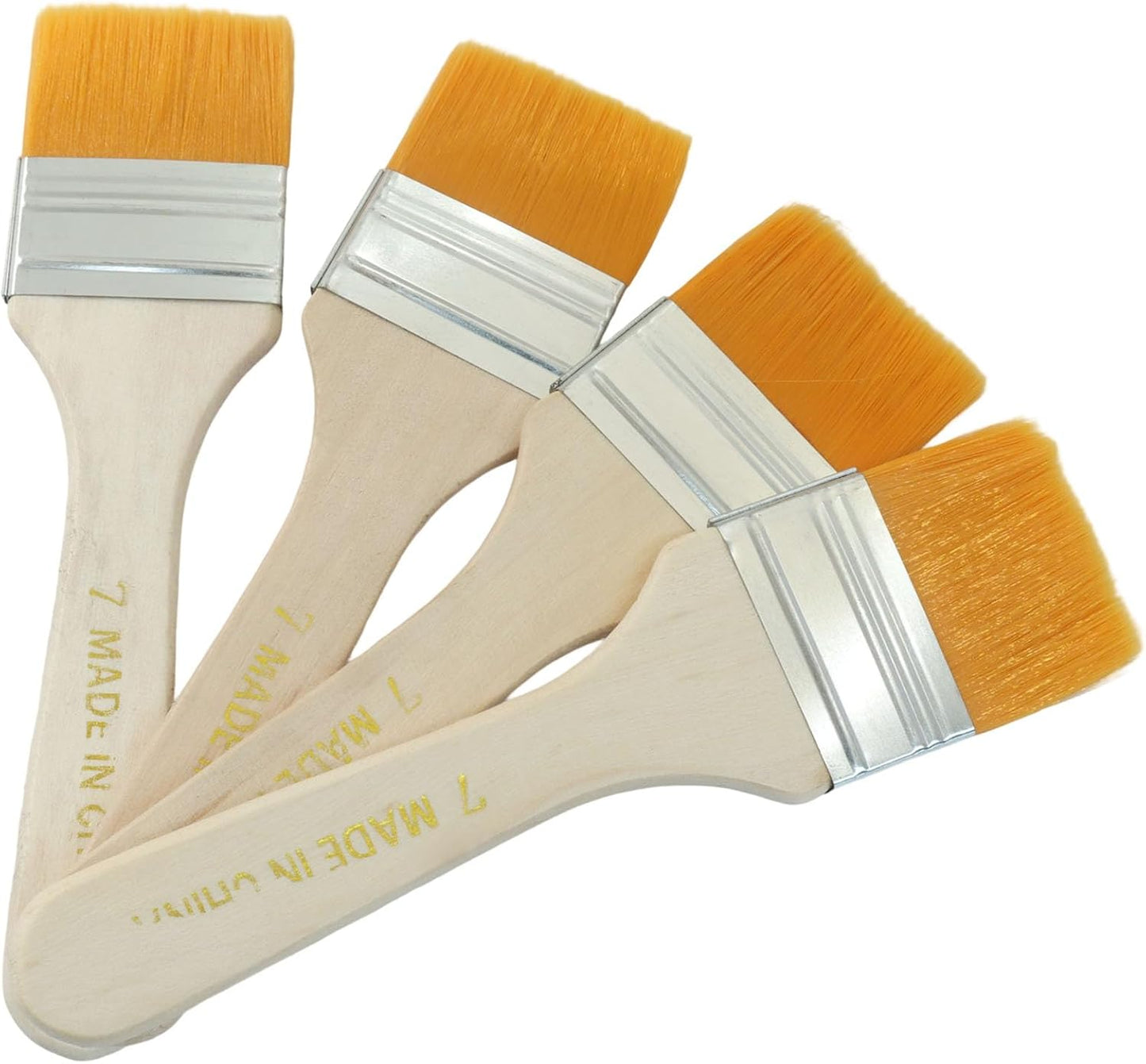 12Pcs 1.6Inch Durable Paint Brush, Soft Bristle Trim Painting Tool Small Paint Brushes, Nylon Bristle Painting Tool for Walls/Touch Up/Cabinets/Fences WN420